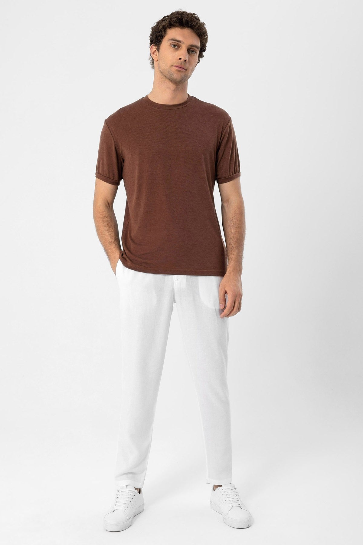 Antioch Bisiklet Yaka Erkek T-Shirt