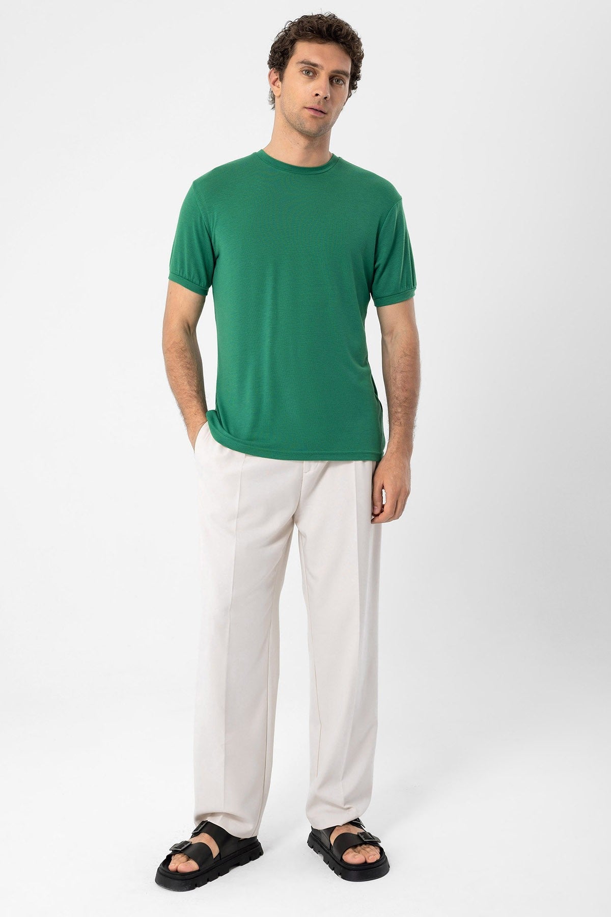 Antioch Bisiklet Yaka Erkek T-Shirt