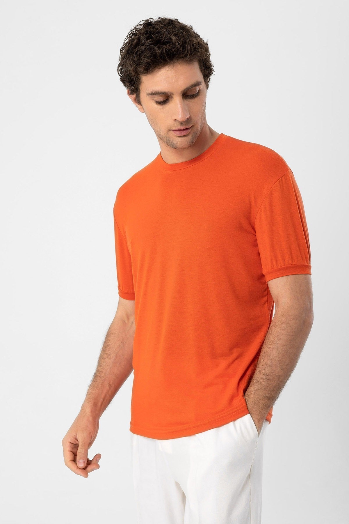 Antioch Bisiklet Yaka Erkek T-Shirt