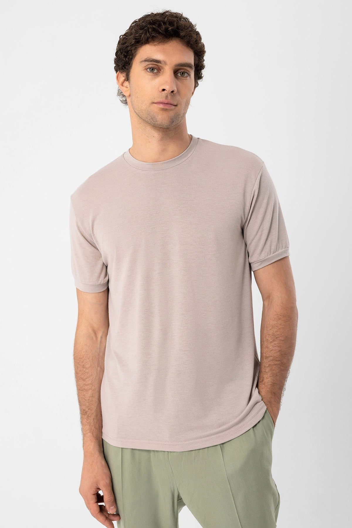 Antioch Bisiklet Yaka Erkek T-Shirt