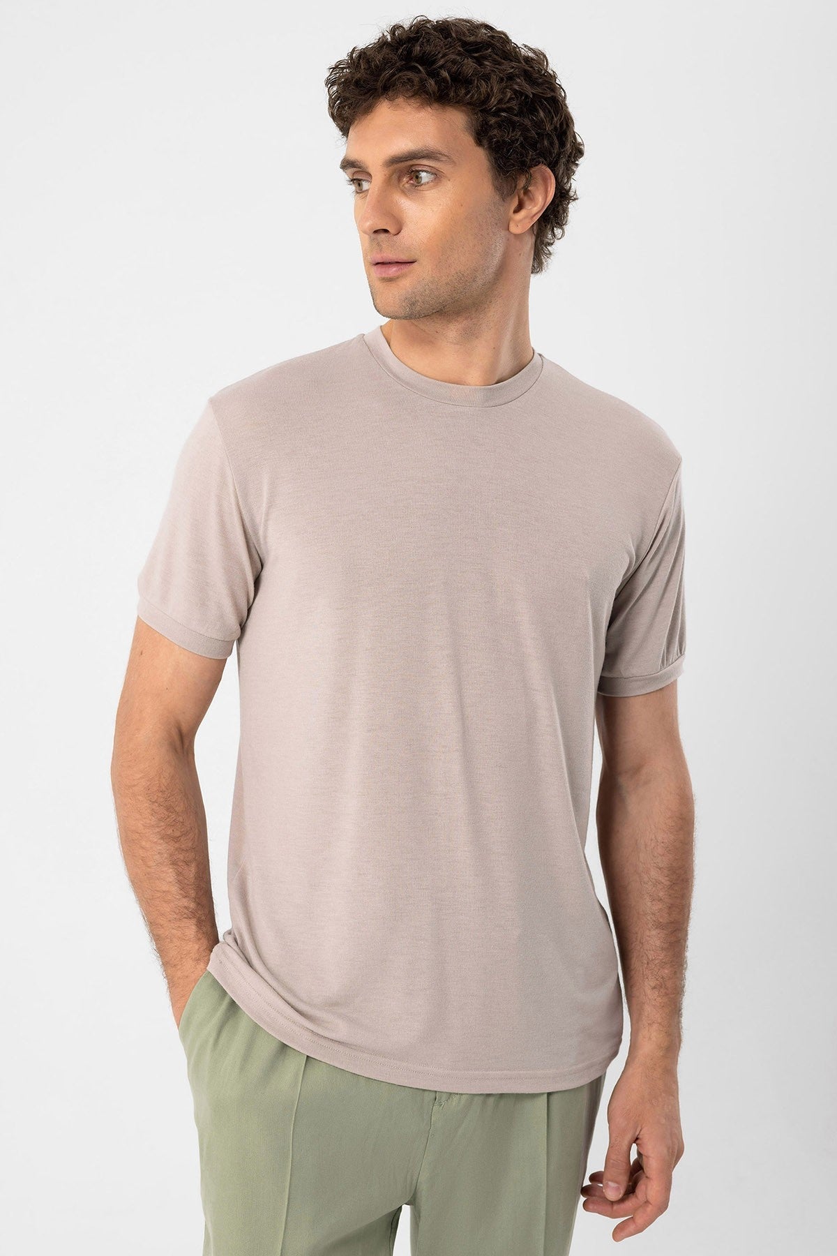 Antioch Bisiklet Yaka Erkek T-Shirt