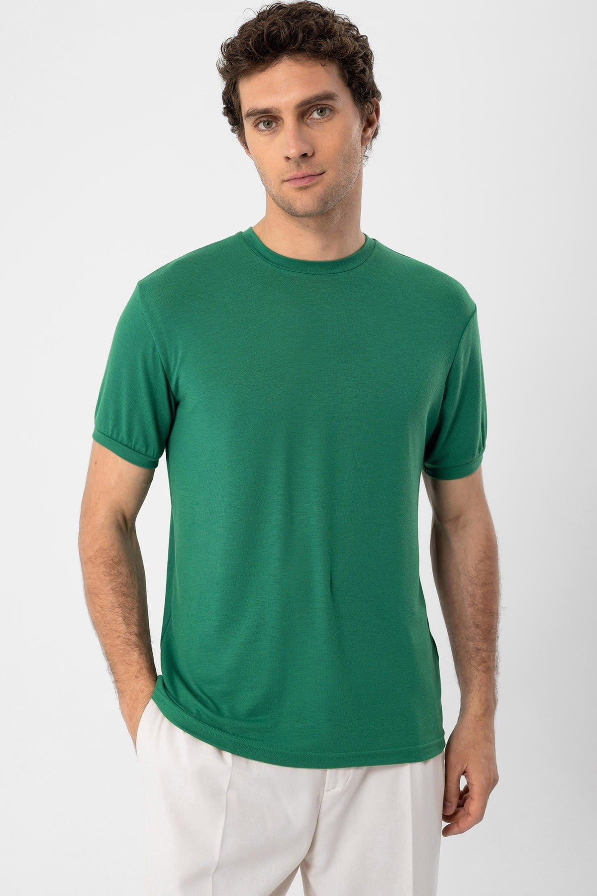 Antioch Bisiklet Yaka Erkek T-Shirt