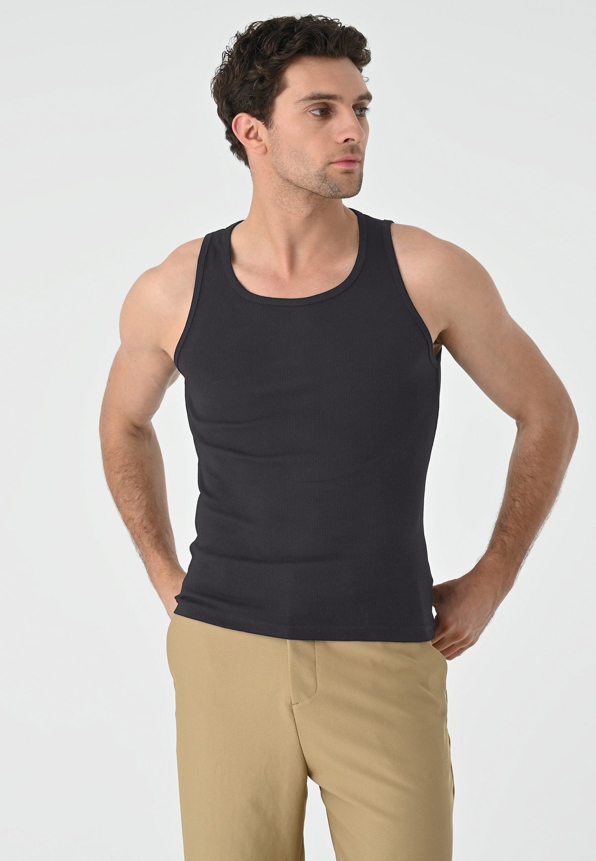 Slim Fit Erkek Atlet