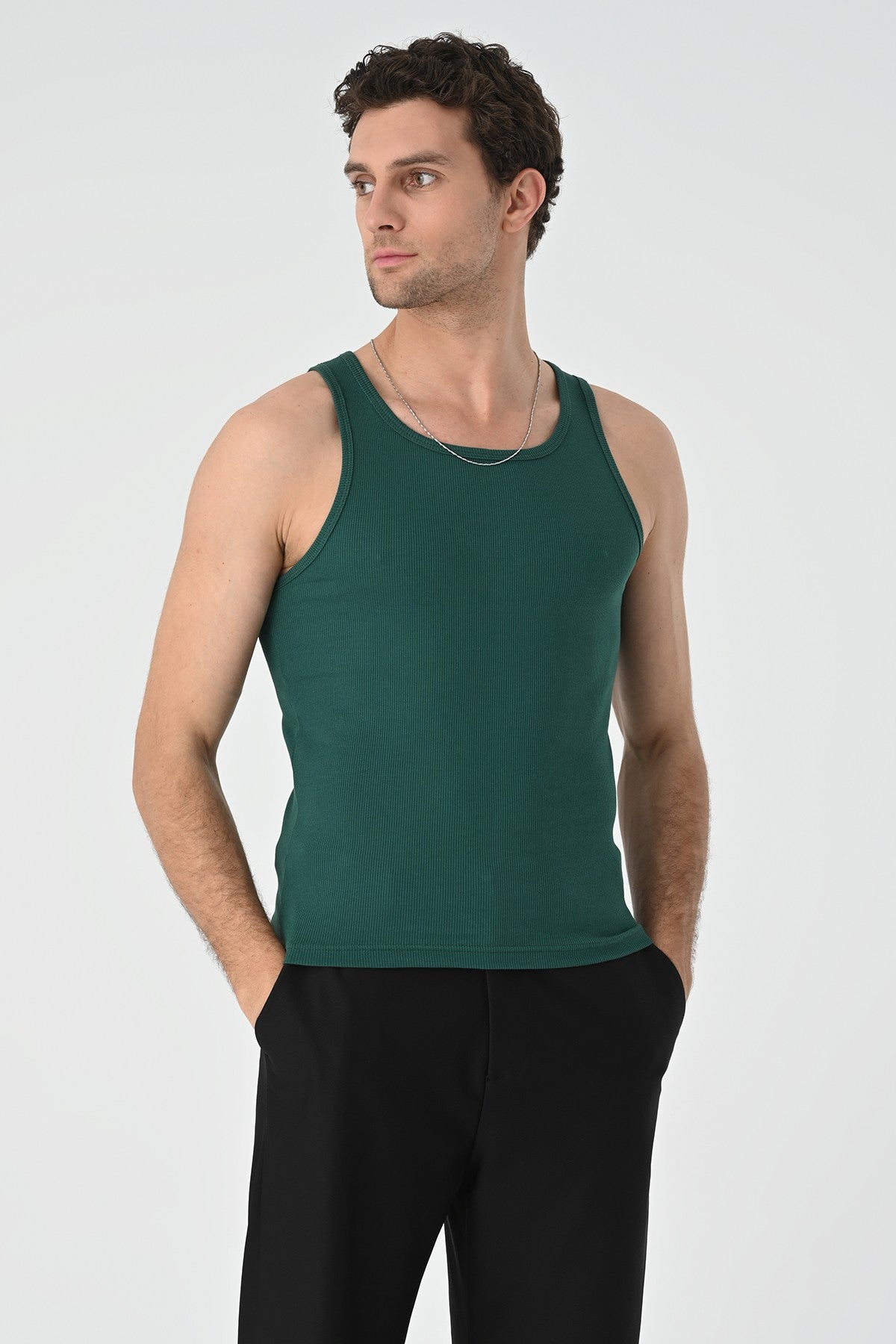 Slim Fit Erkek Atlet