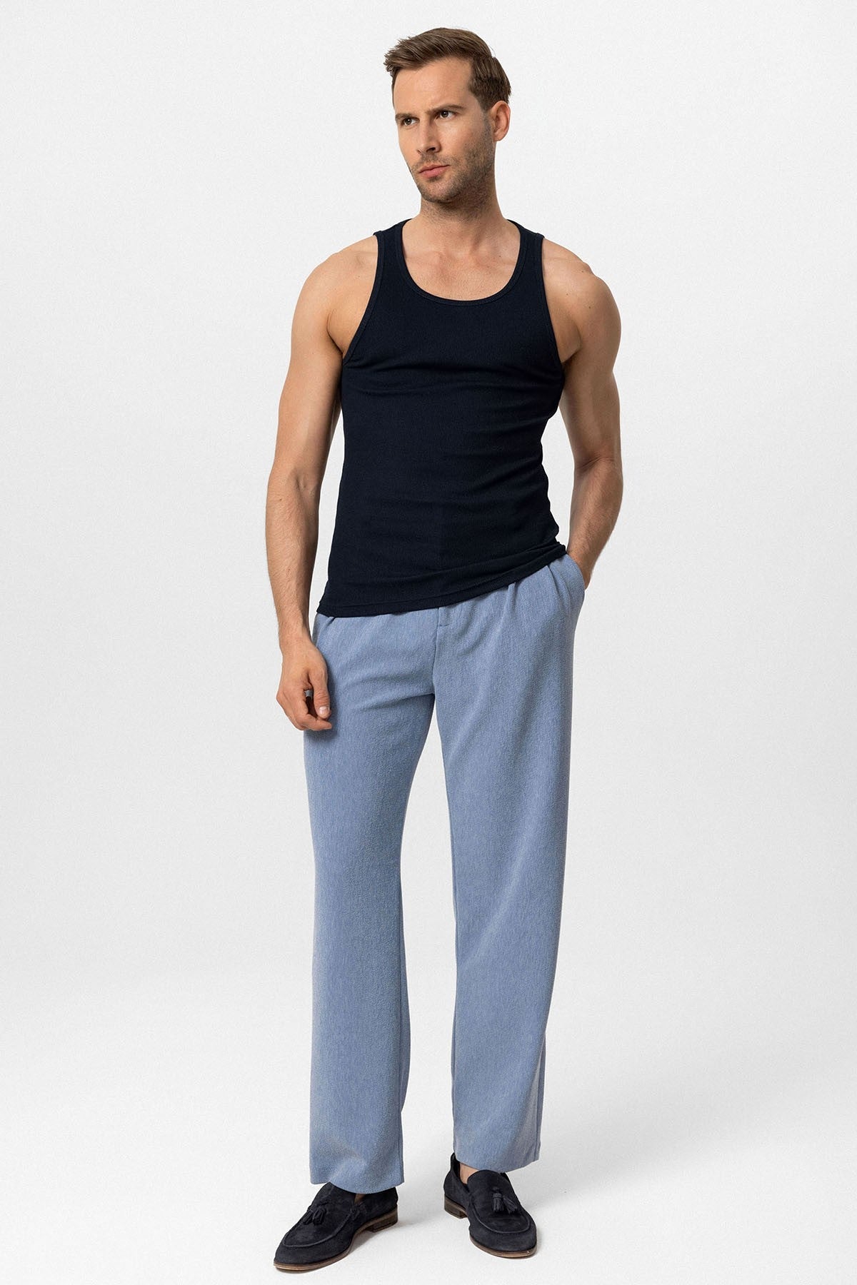 Slim Fit Erkek Atlet