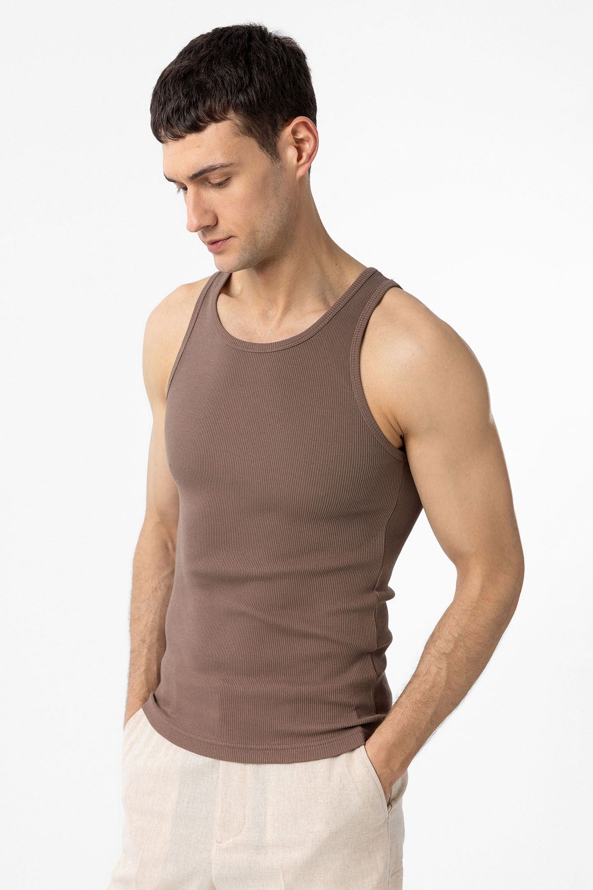 Slim Fit Erkek Atlet