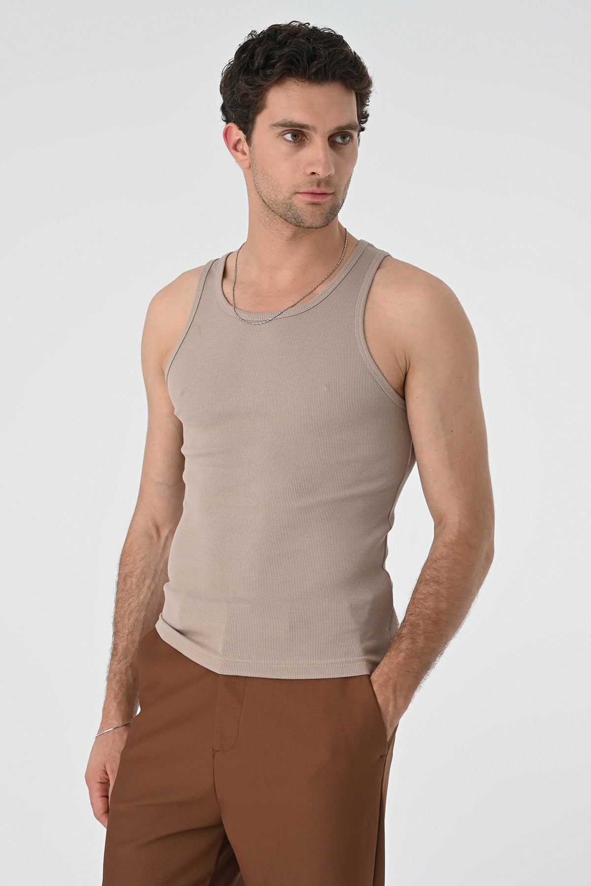 Slim Fit Erkek Atlet