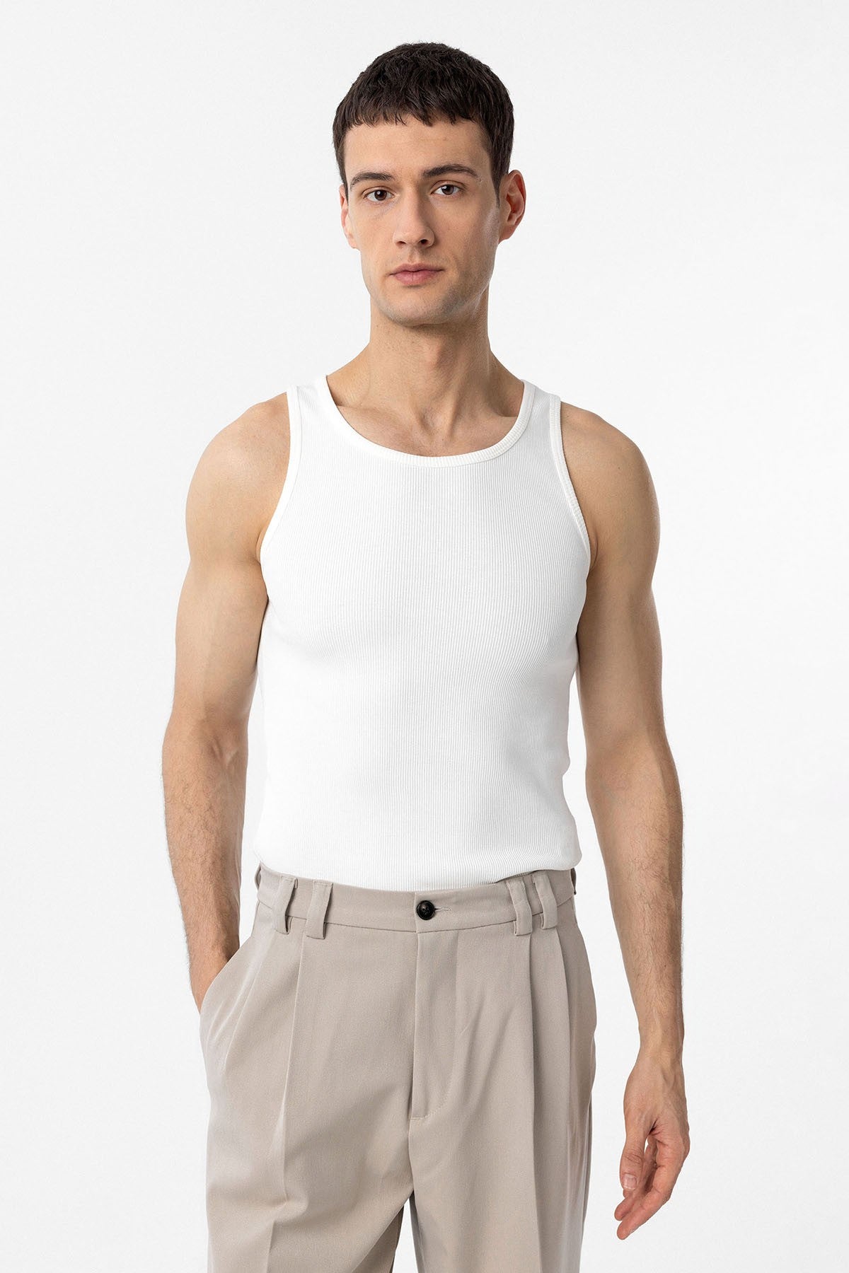 Slim Fit Erkek Atlet