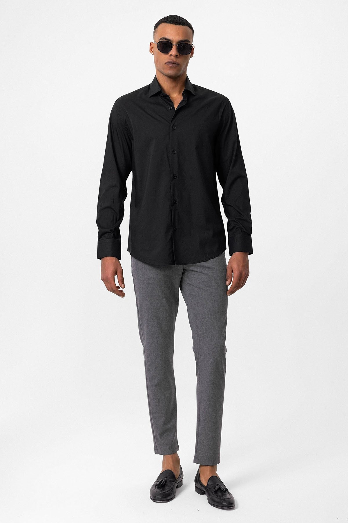 Antioch Slim Fit Klasik Erkek Gömlek