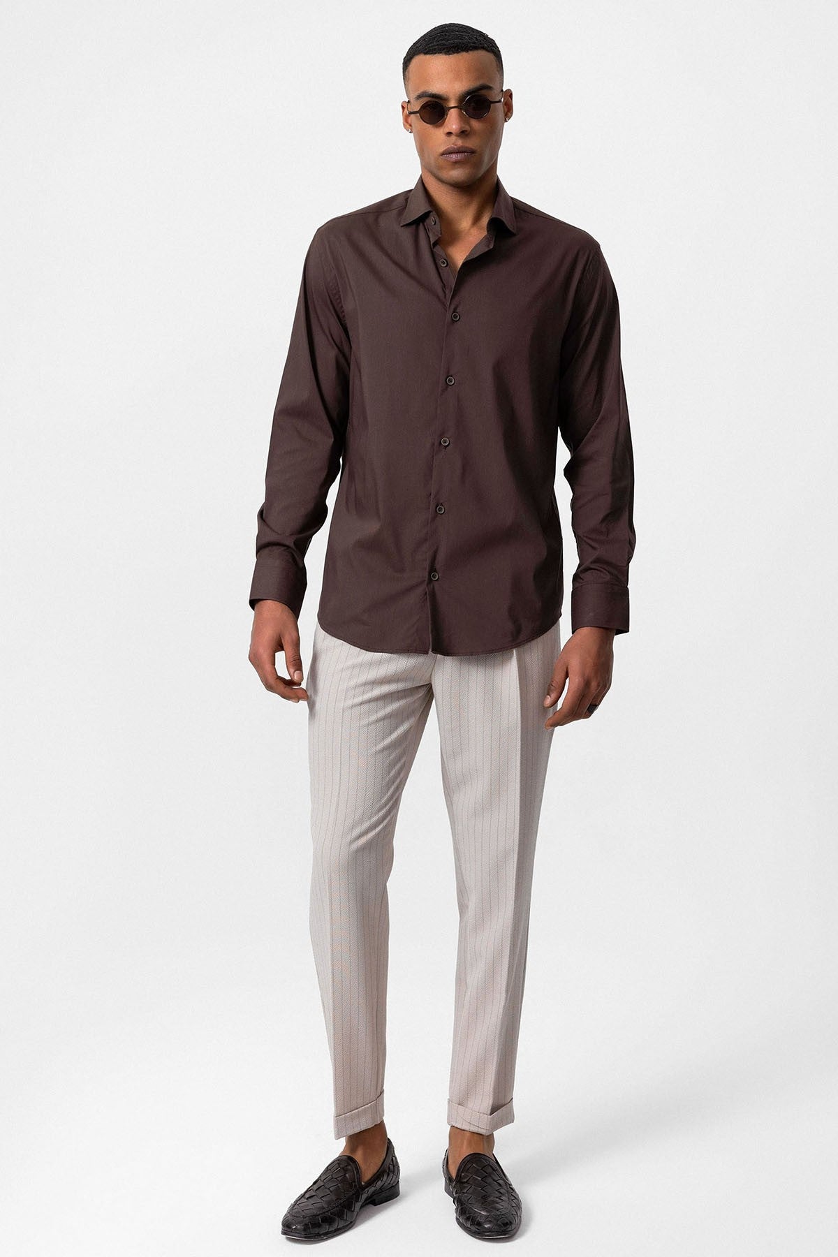 Antioch Slim Fit Klasik Erkek Gömlek