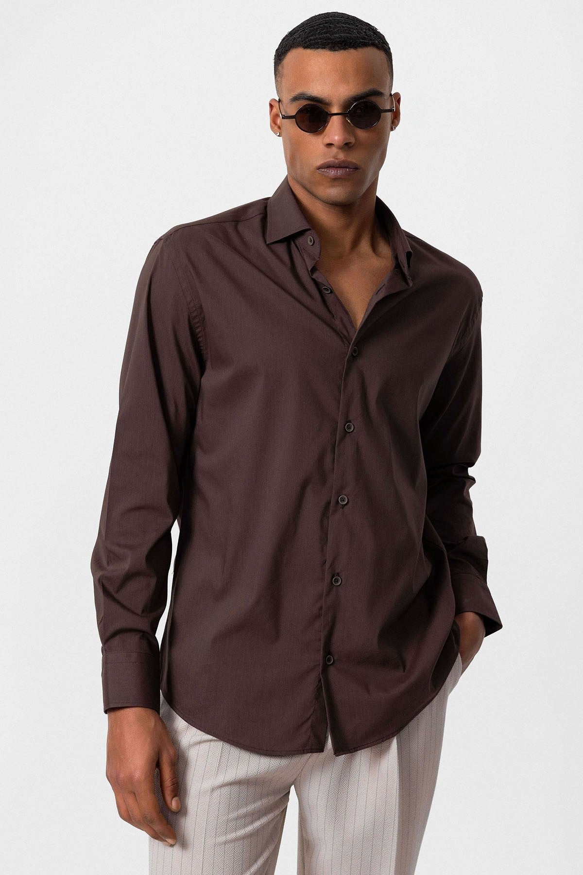 Antioch Slim Fit Klasik Erkek Gömlek