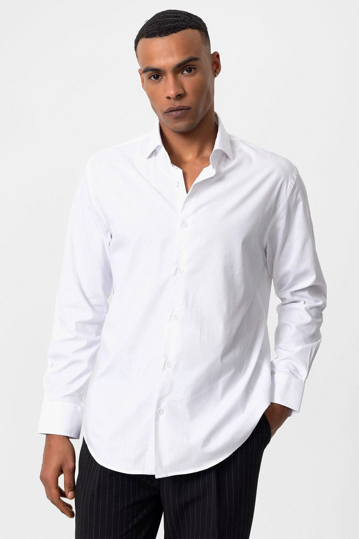 Antioch Slim Fit Klasik Erkek Gömlek