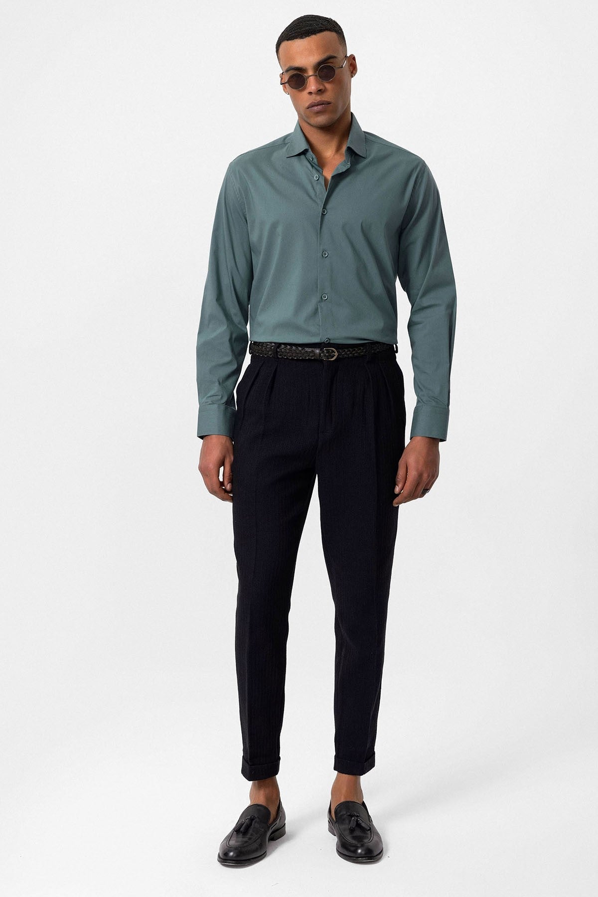 Antioch Slim Fit Klasik Erkek Gömlek