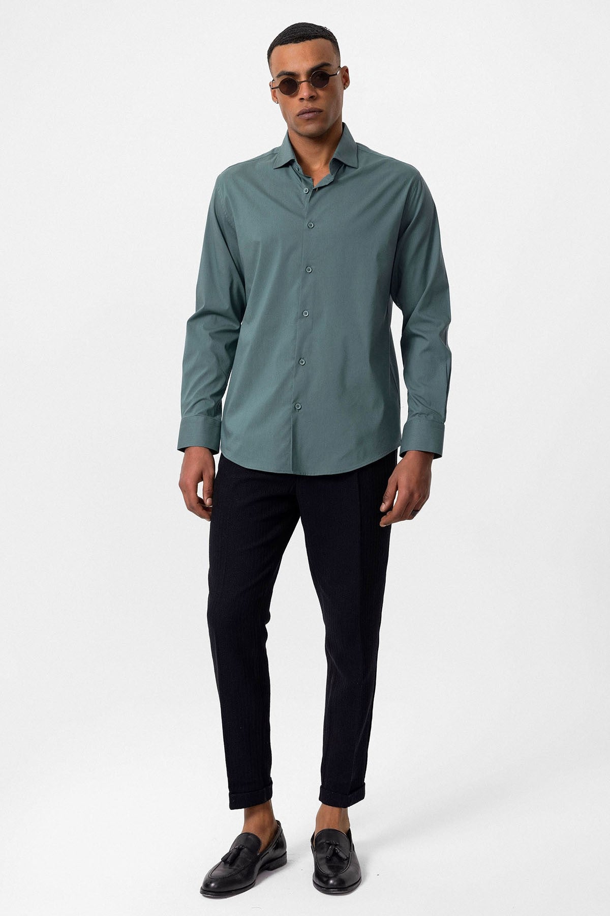 Antioch Slim Fit Klasik Erkek Gömlek