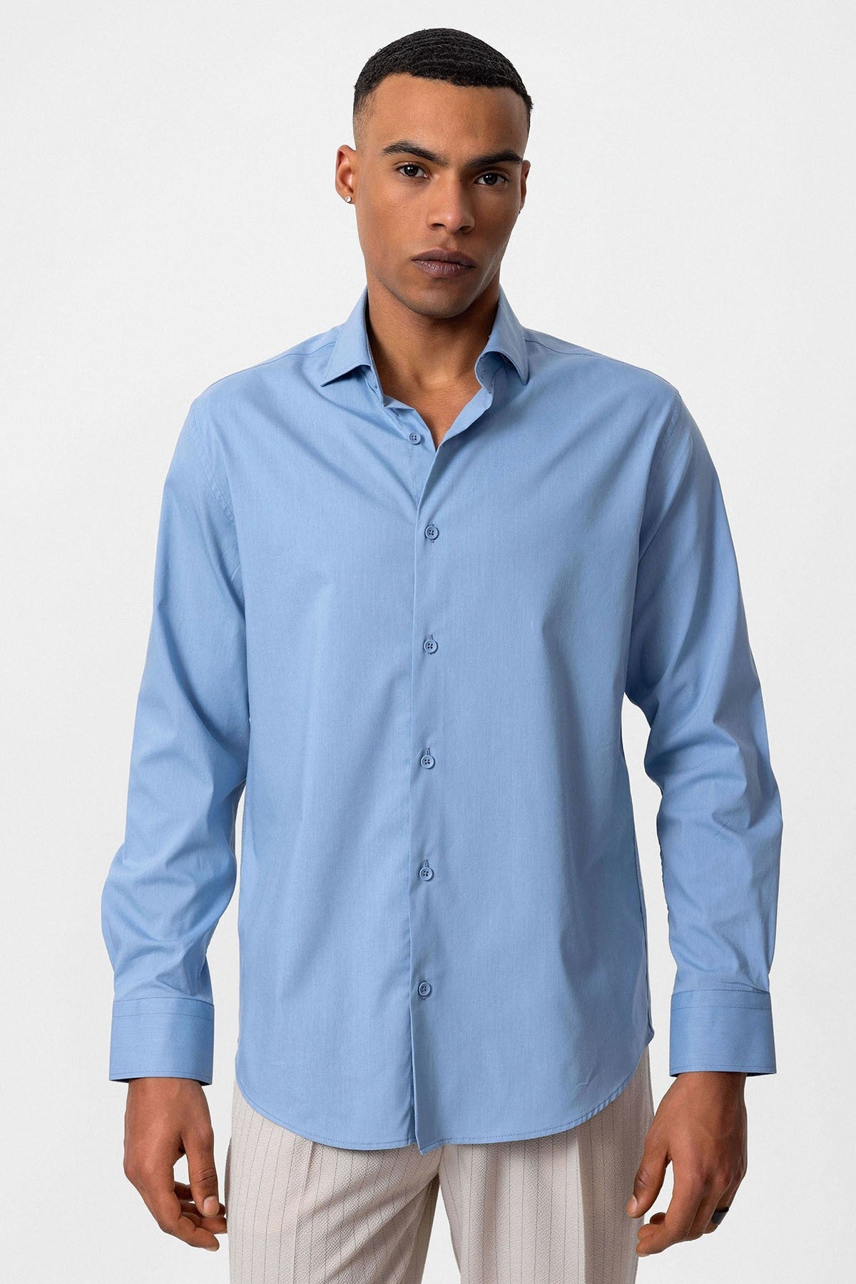 Antioch Slim Fit Klasik Erkek Gömlek