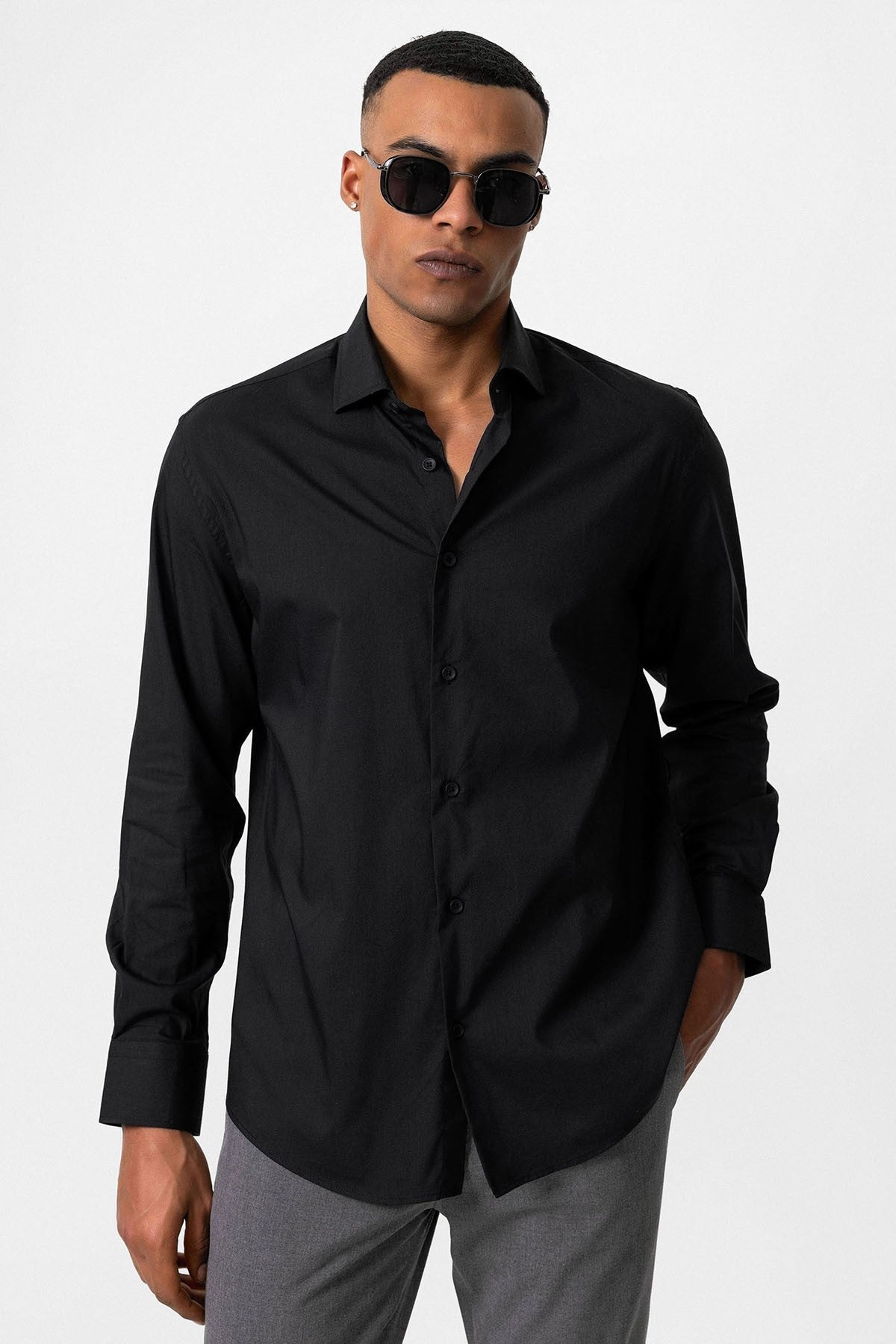 Antioch Slim Fit Klasik Erkek Gömlek