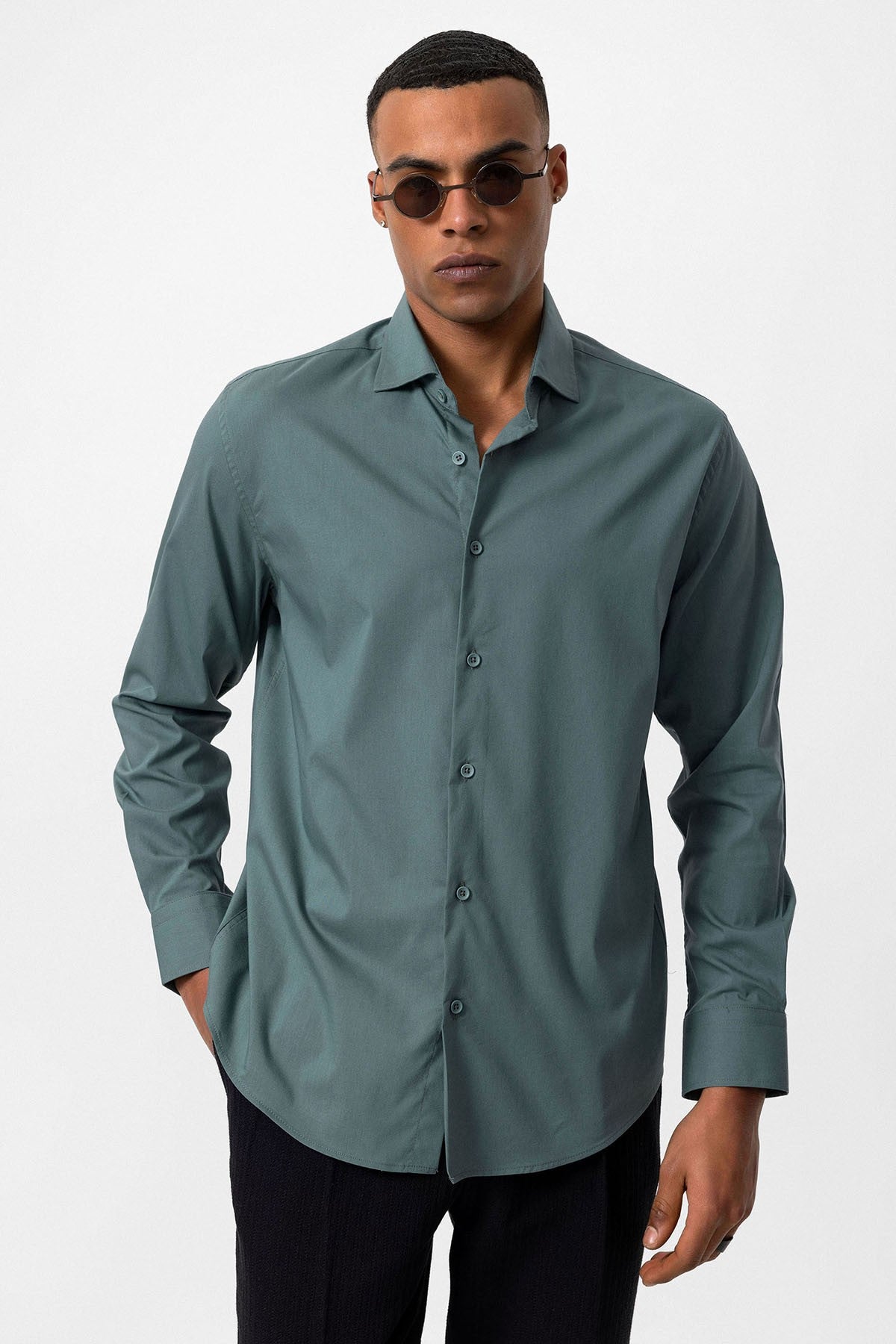 Antioch Slim Fit Klasik Erkek Gömlek