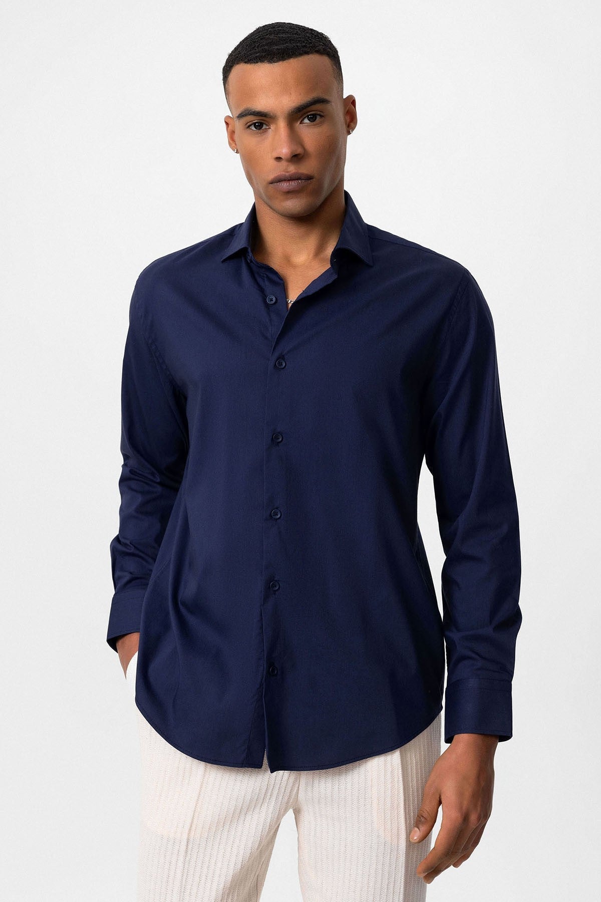 Antioch Slim Fit Klasik Erkek Gömlek