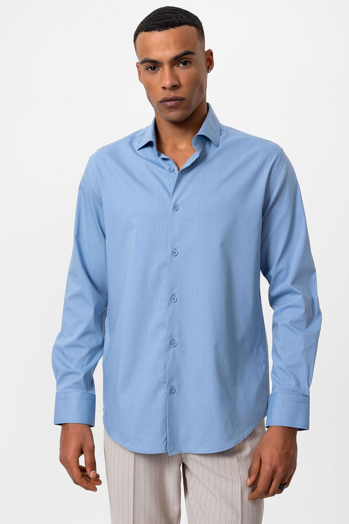 Antioch Slim Fit Klasik Erkek Gömlek