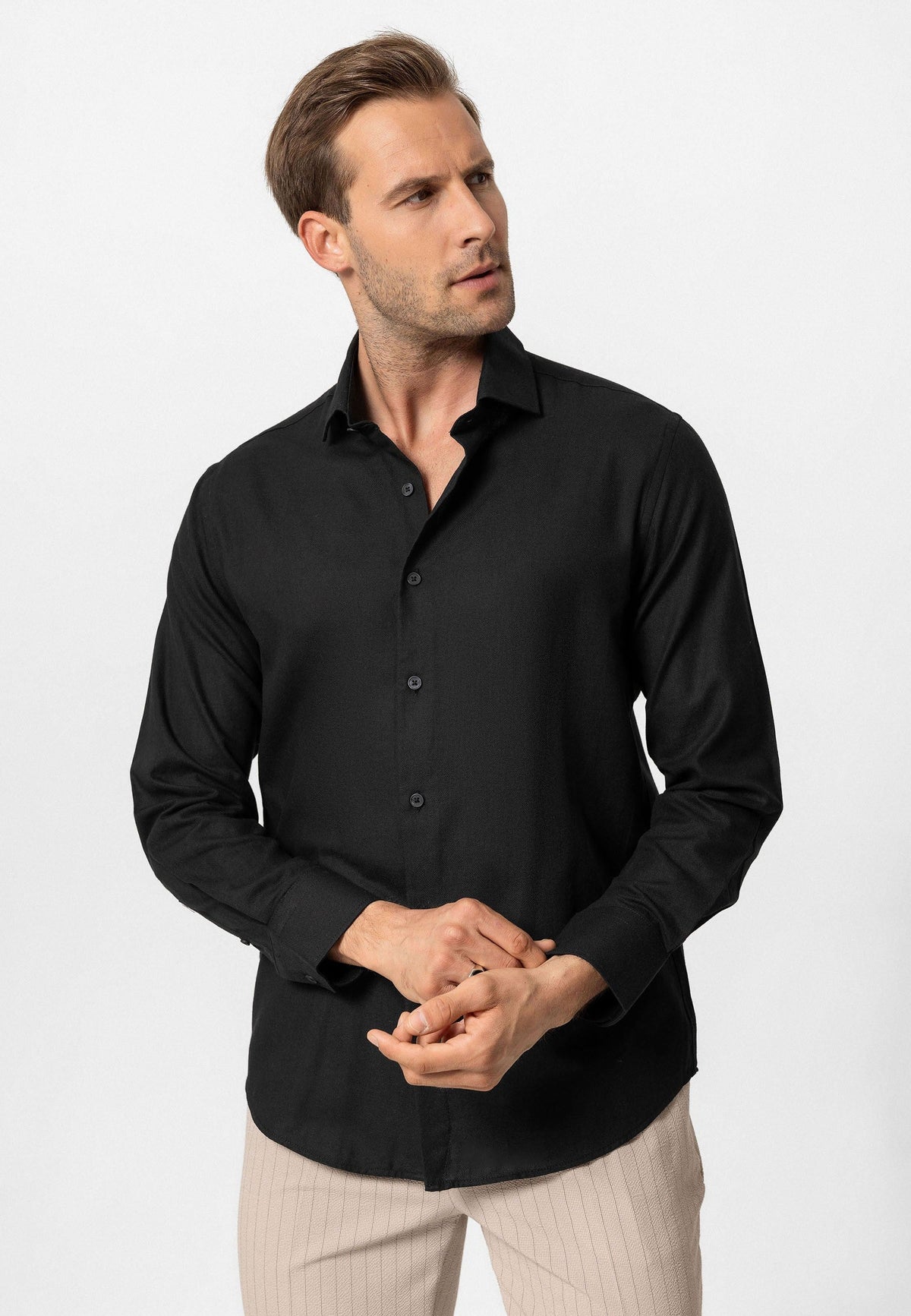 Antioch Uzun Kollu Slim Fit Erkek Gömlek