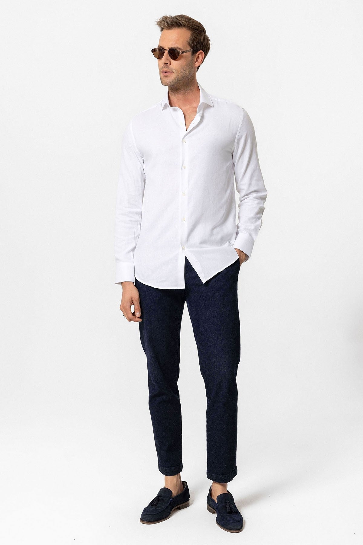 Antioch Uzun Kollu Slim Fit Erkek Gömlek