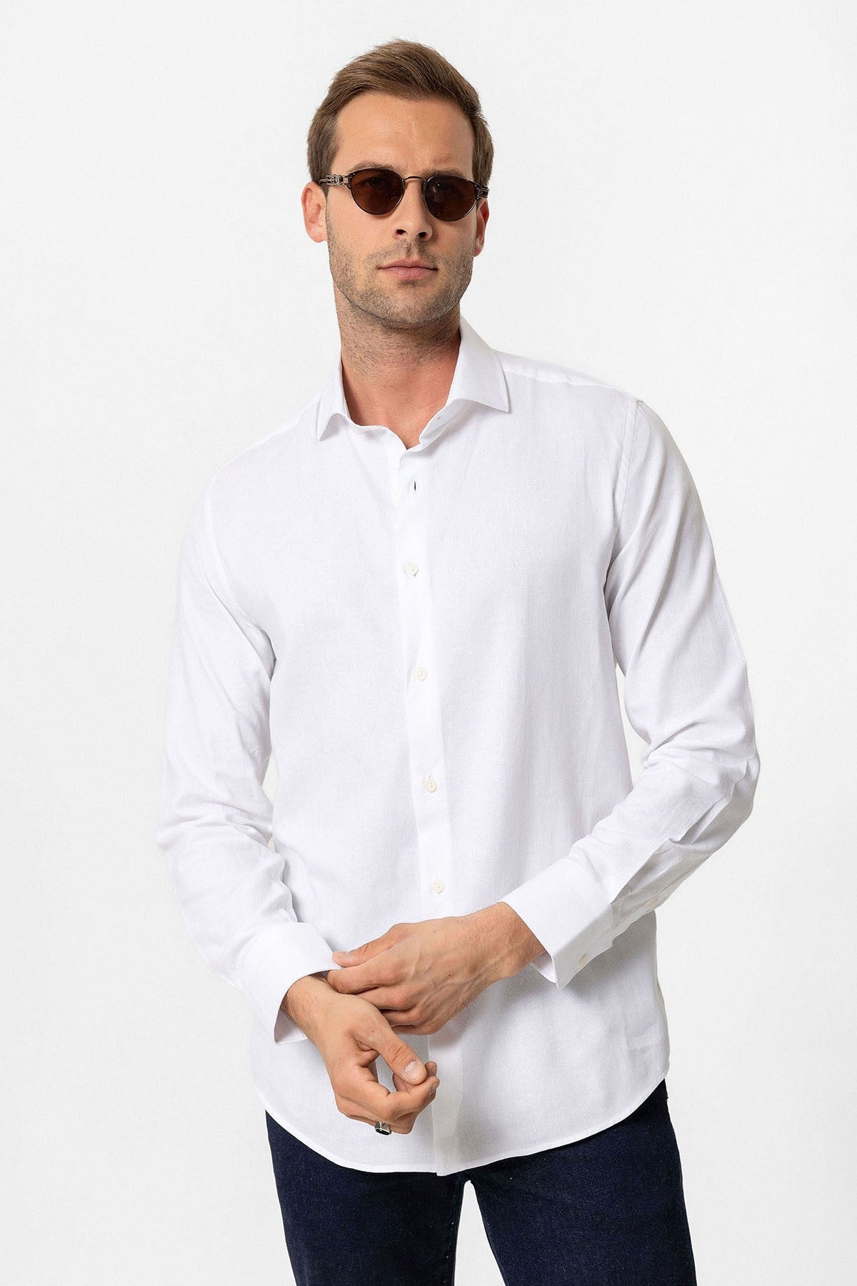 Antioch Uzun Kollu Slim Fit Erkek Gömlek