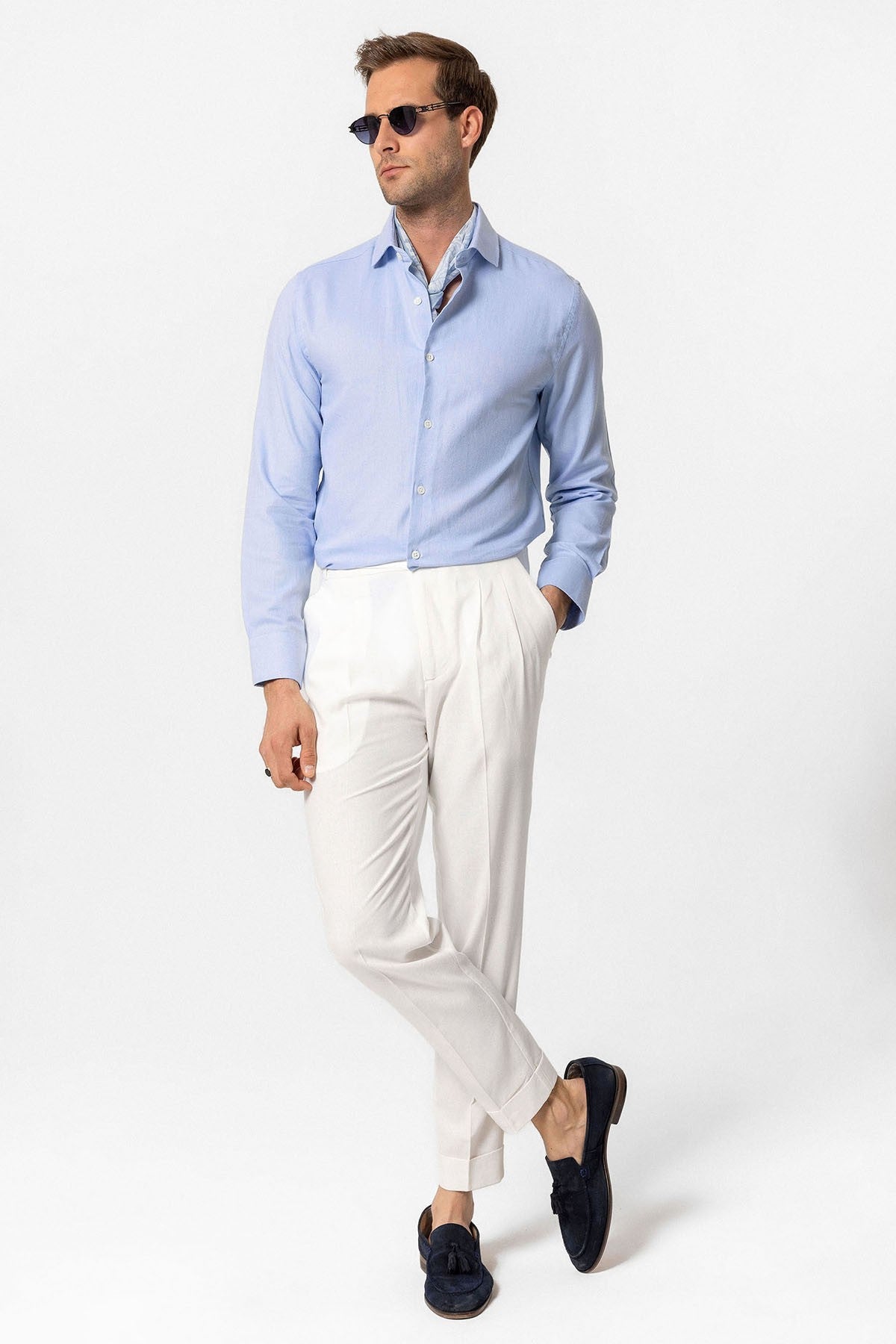 Antioch Uzun Kollu Slim Fit Erkek Gömlek