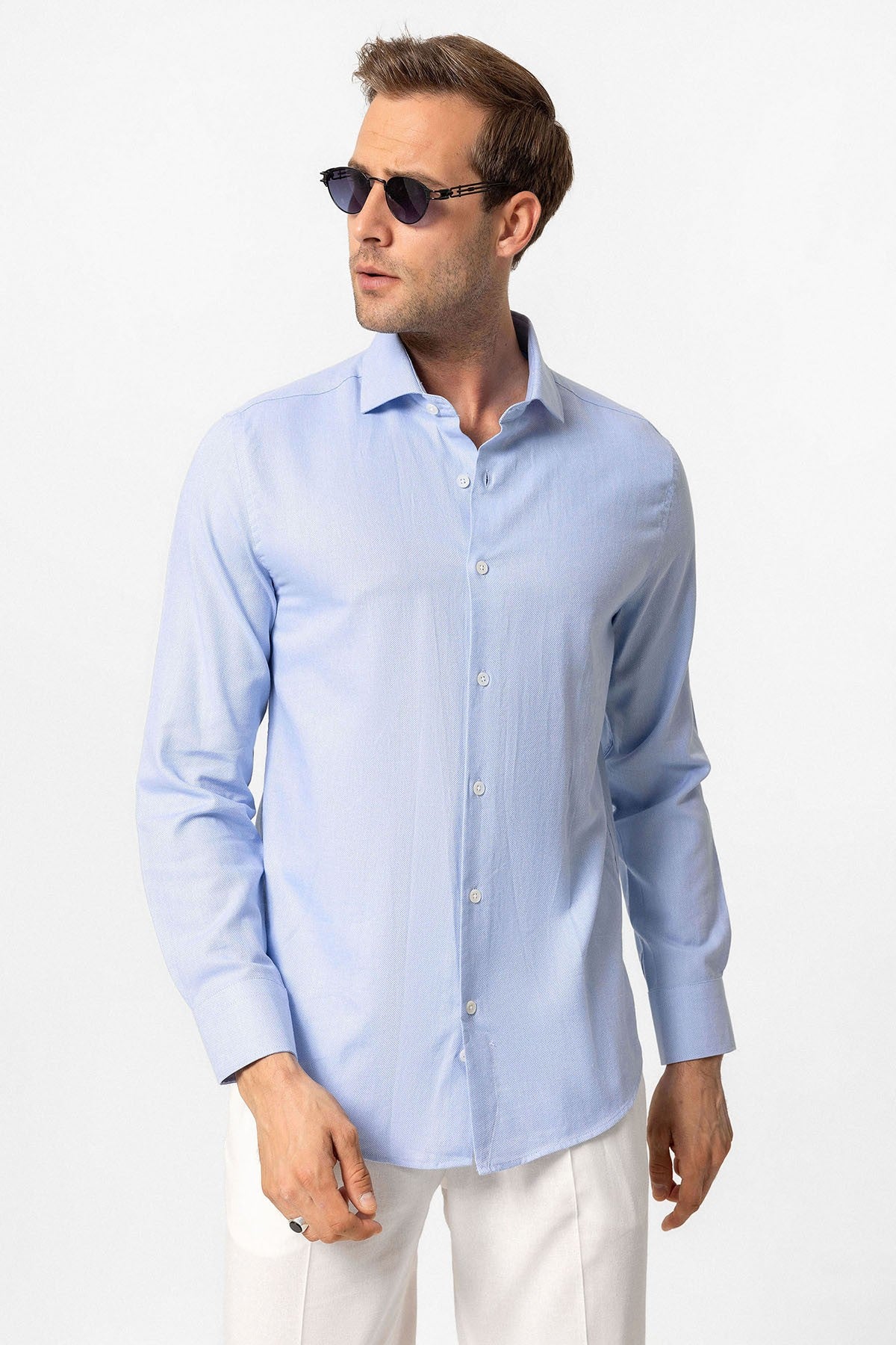 Antioch Uzun Kollu Slim Fit Erkek Gömlek