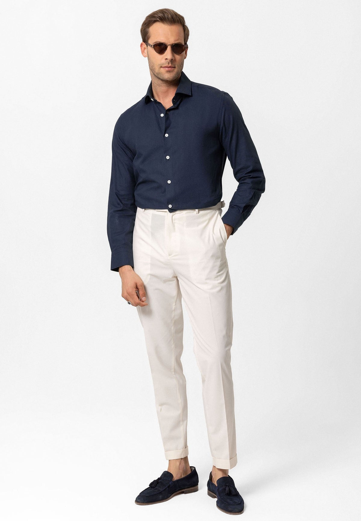 Antioch Uzun Kollu Slim Fit Erkek Gömlek