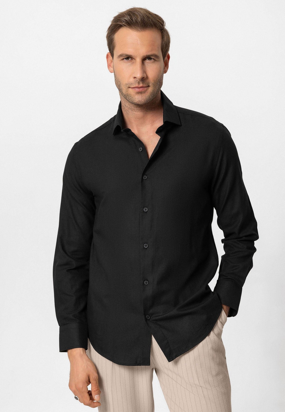 Antioch Uzun Kollu Slim Fit Erkek Gömlek