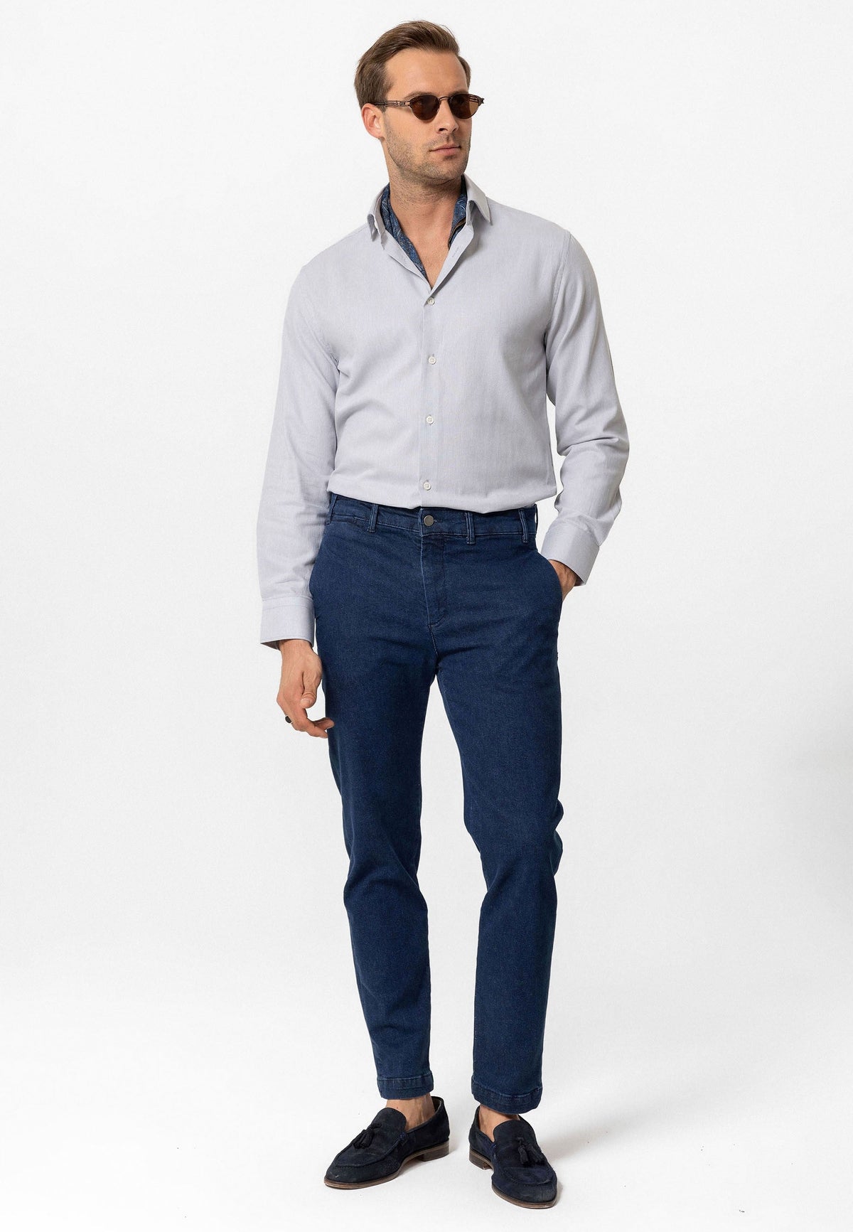 Antioch Uzun Kollu Slim Fit Erkek Gömlek