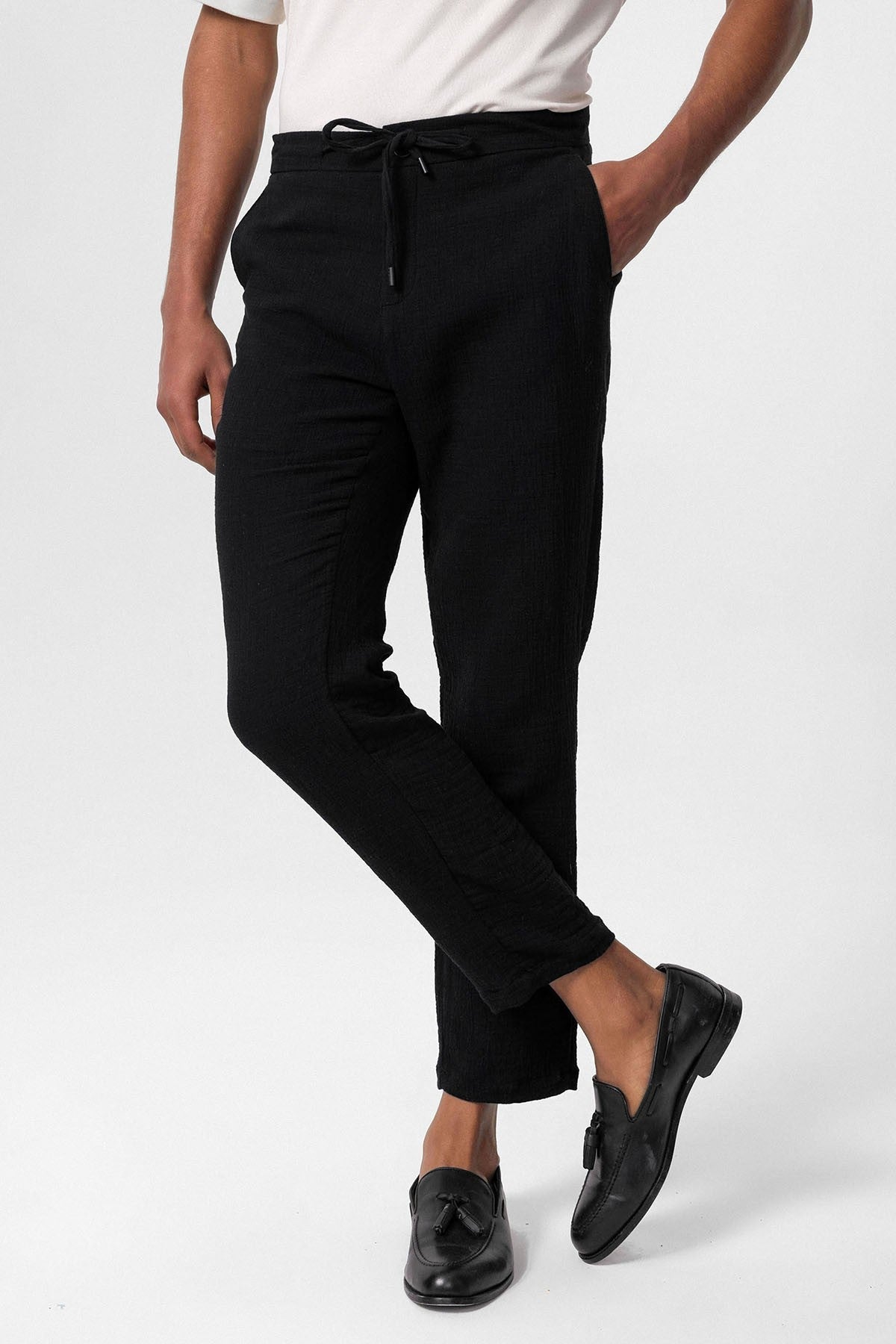 Antioch Regular Fit Beli İpli Erkek Pantolon