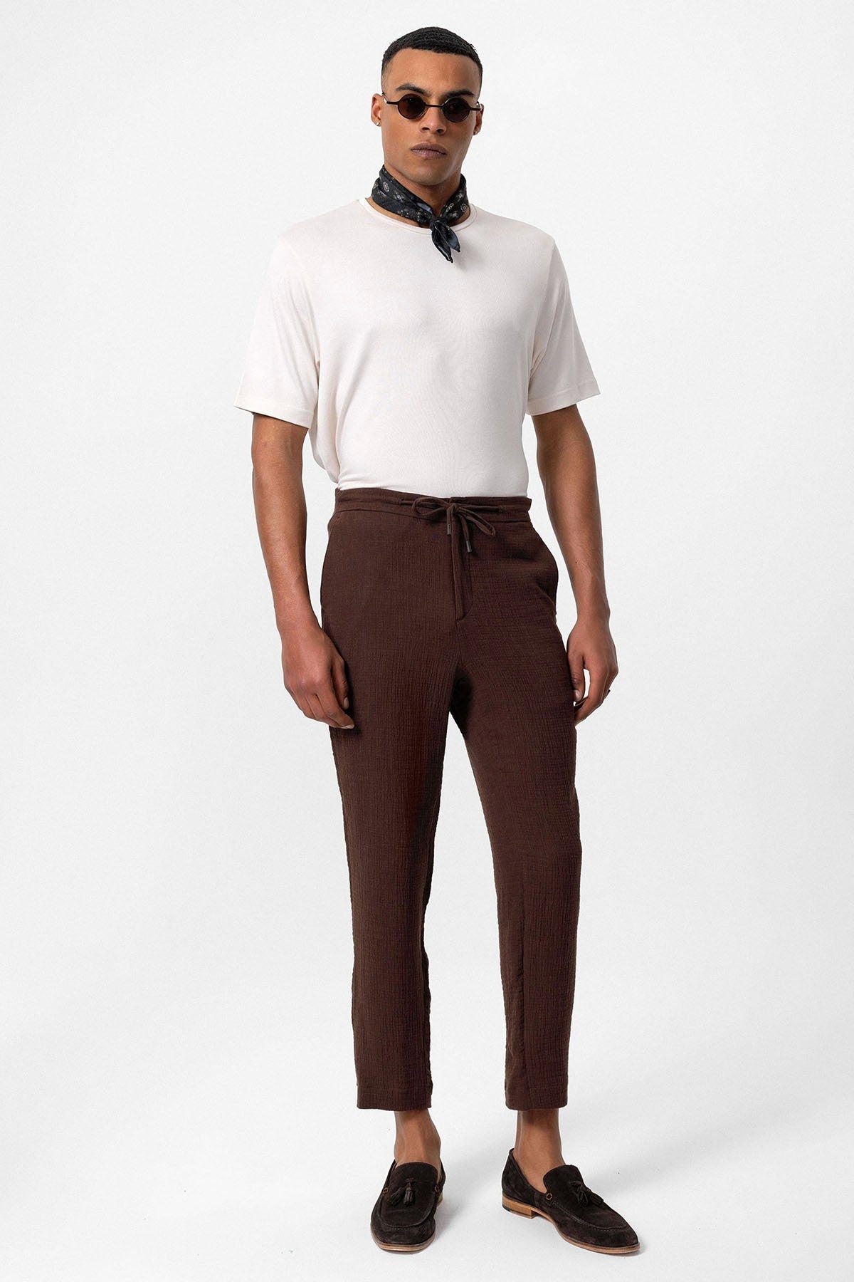 Antioch Regular Fit Beli İpli Erkek Pantolon