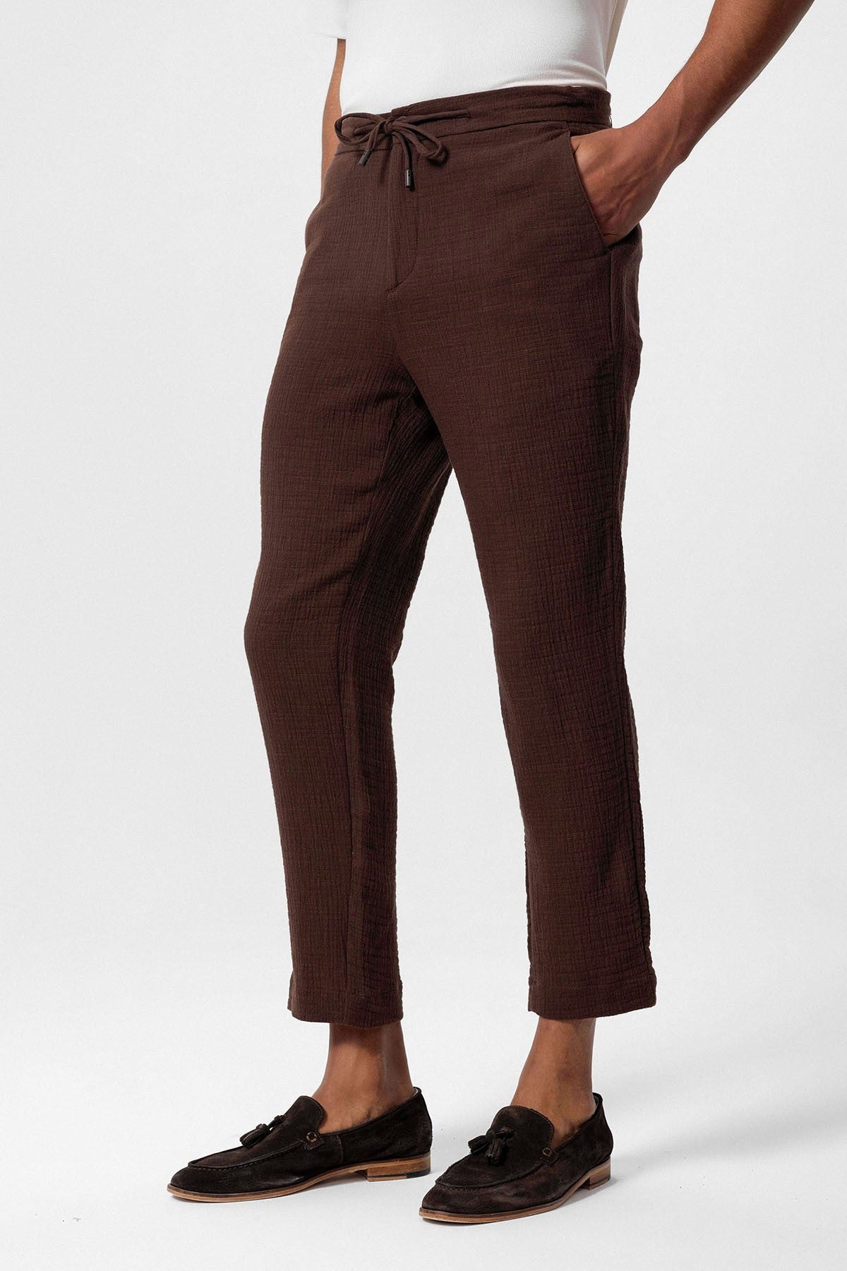 Antioch Regular Fit Beli İpli Erkek Pantolon