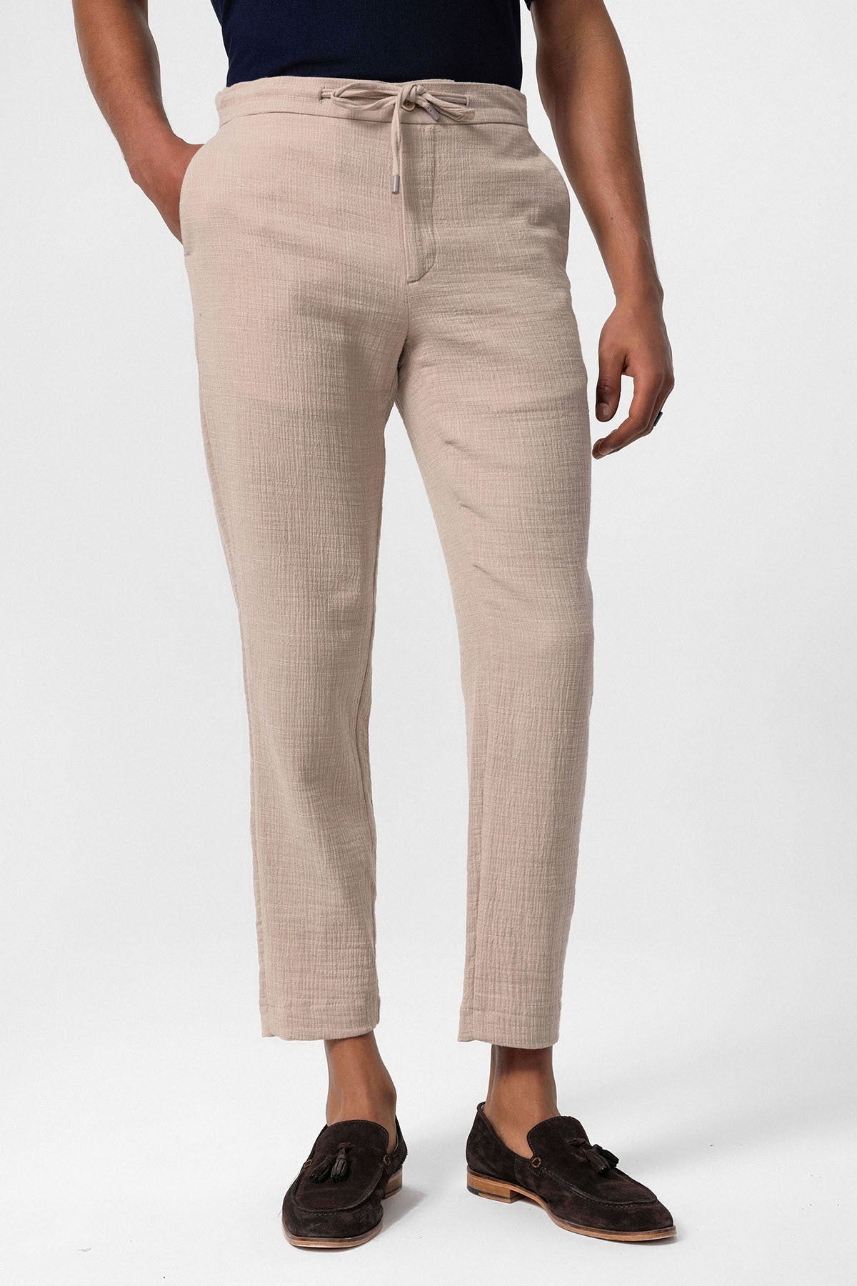 Antioch Regular Fit Beli İpli Erkek Pantolon