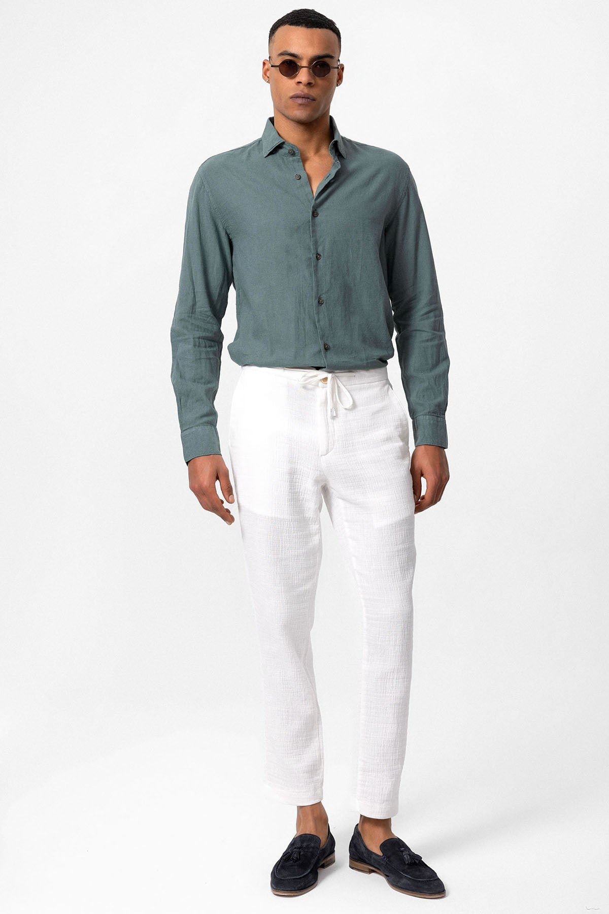 Antioch Regular Fit Beli İpli Erkek Pantolon
