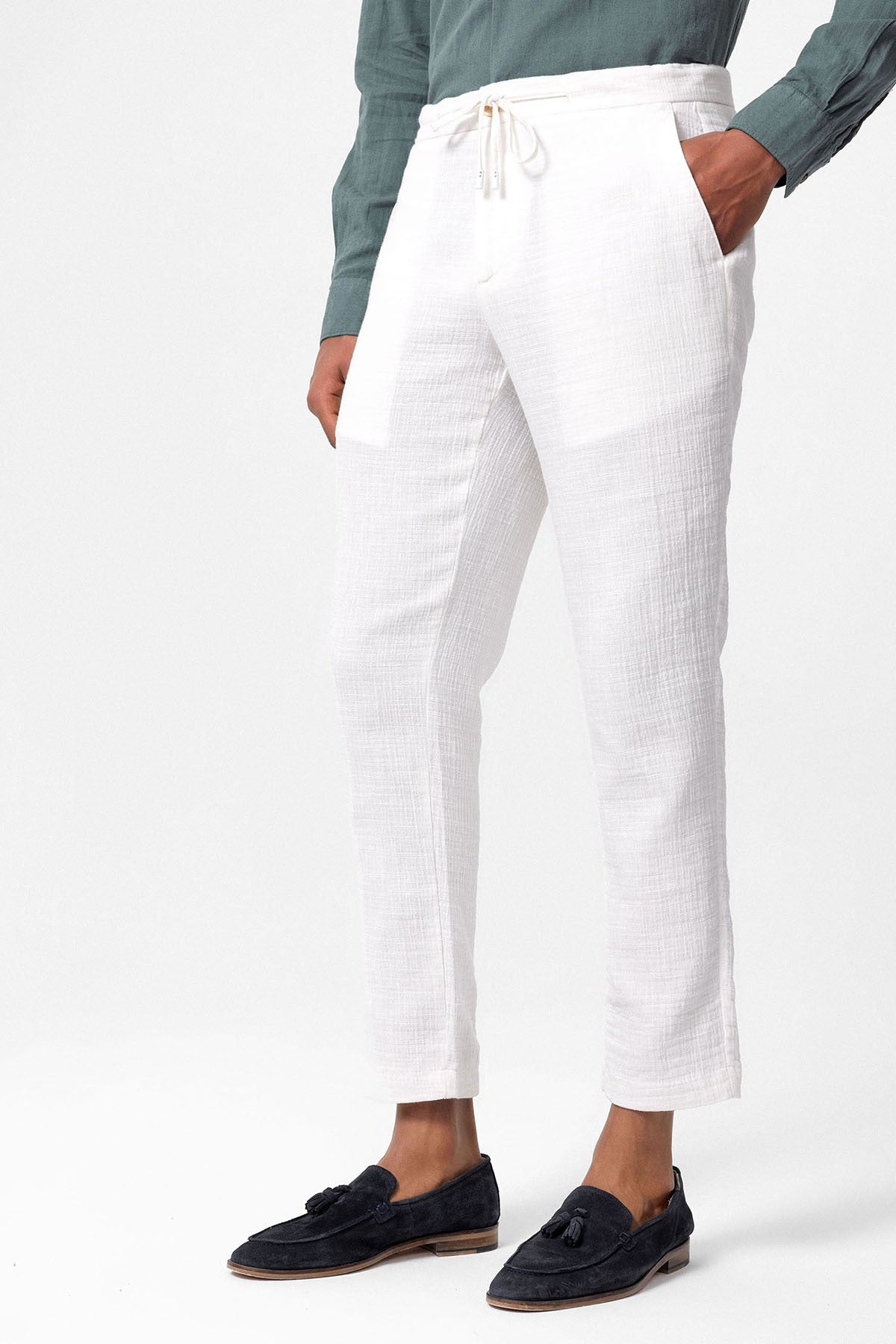Antioch Regular Fit Beli İpli Erkek Pantolon