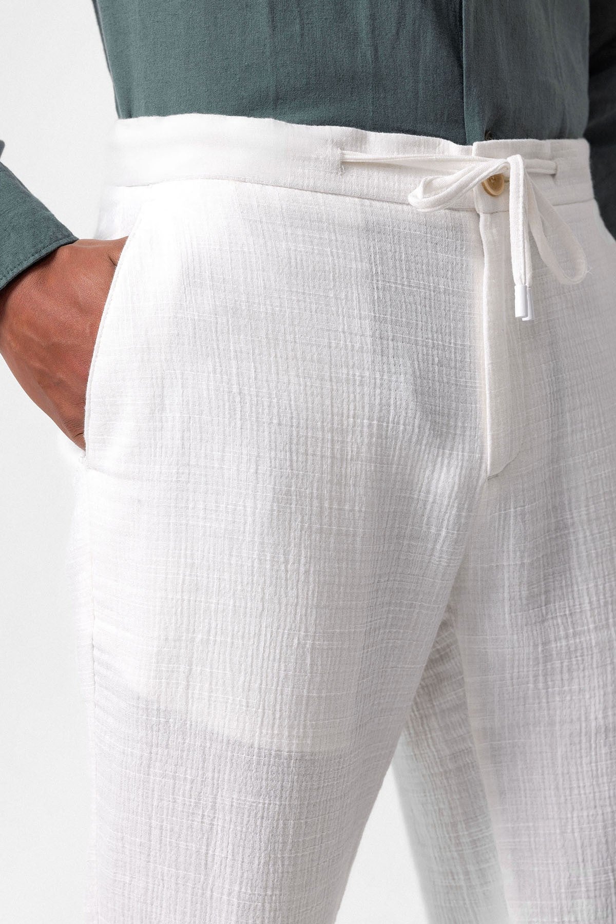 Antioch Regular Fit Beli İpli Erkek Pantolon