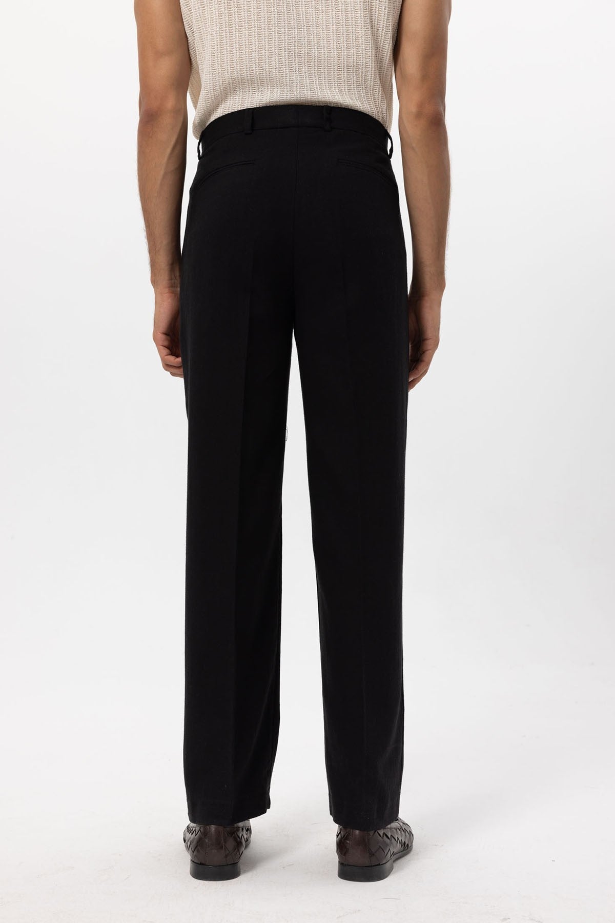 Antioch Keten Karışımlı Baggy Erkek Pantolon