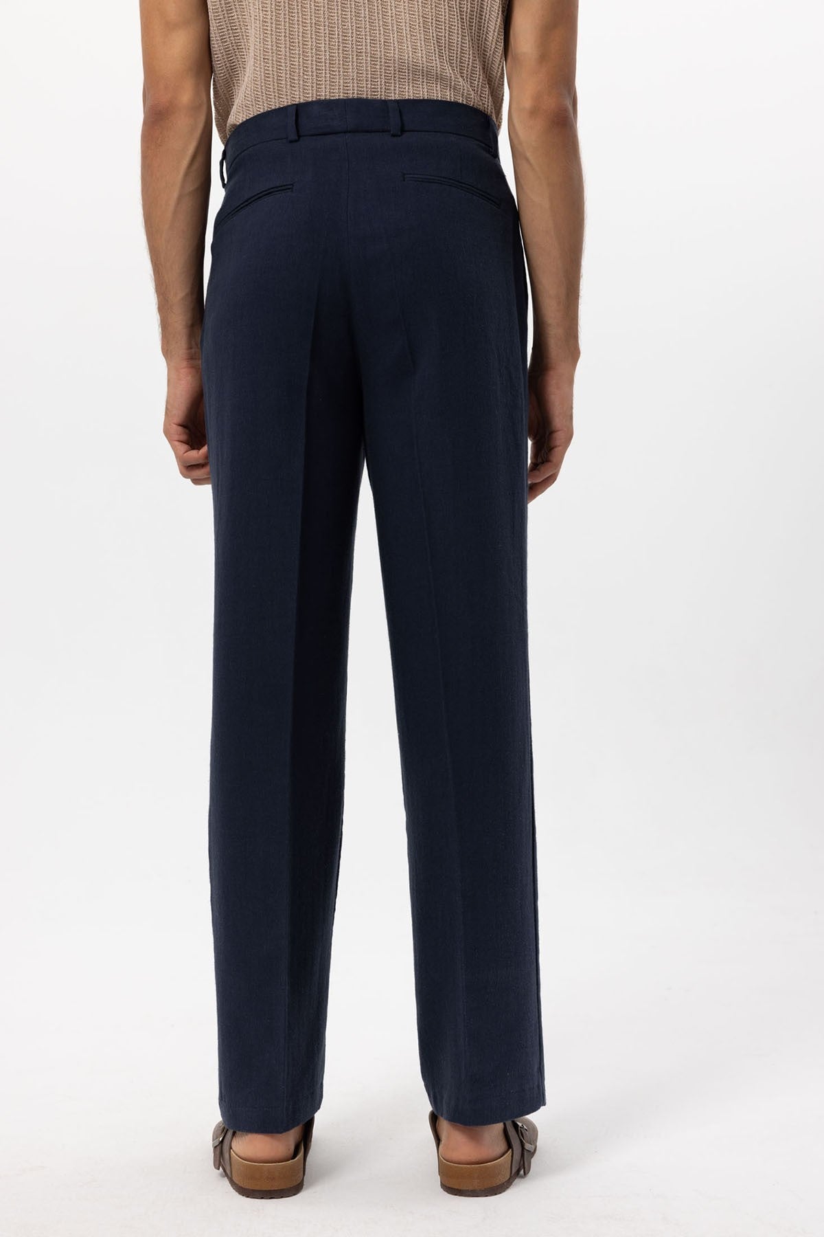Antioch Keten Karışımlı Baggy Erkek Pantolon