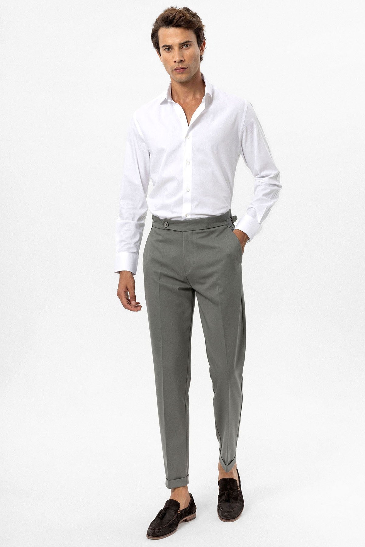 Antioch Yüksek Bel Regular Fit Erkek Pantolon