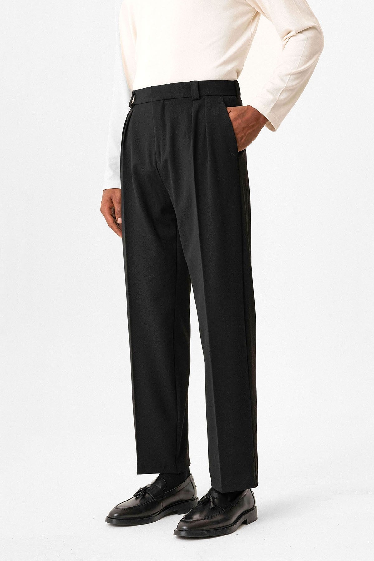 Antioch Yüksek Bel Pileli Relaxed Fit Baggy Erkek Pantolon