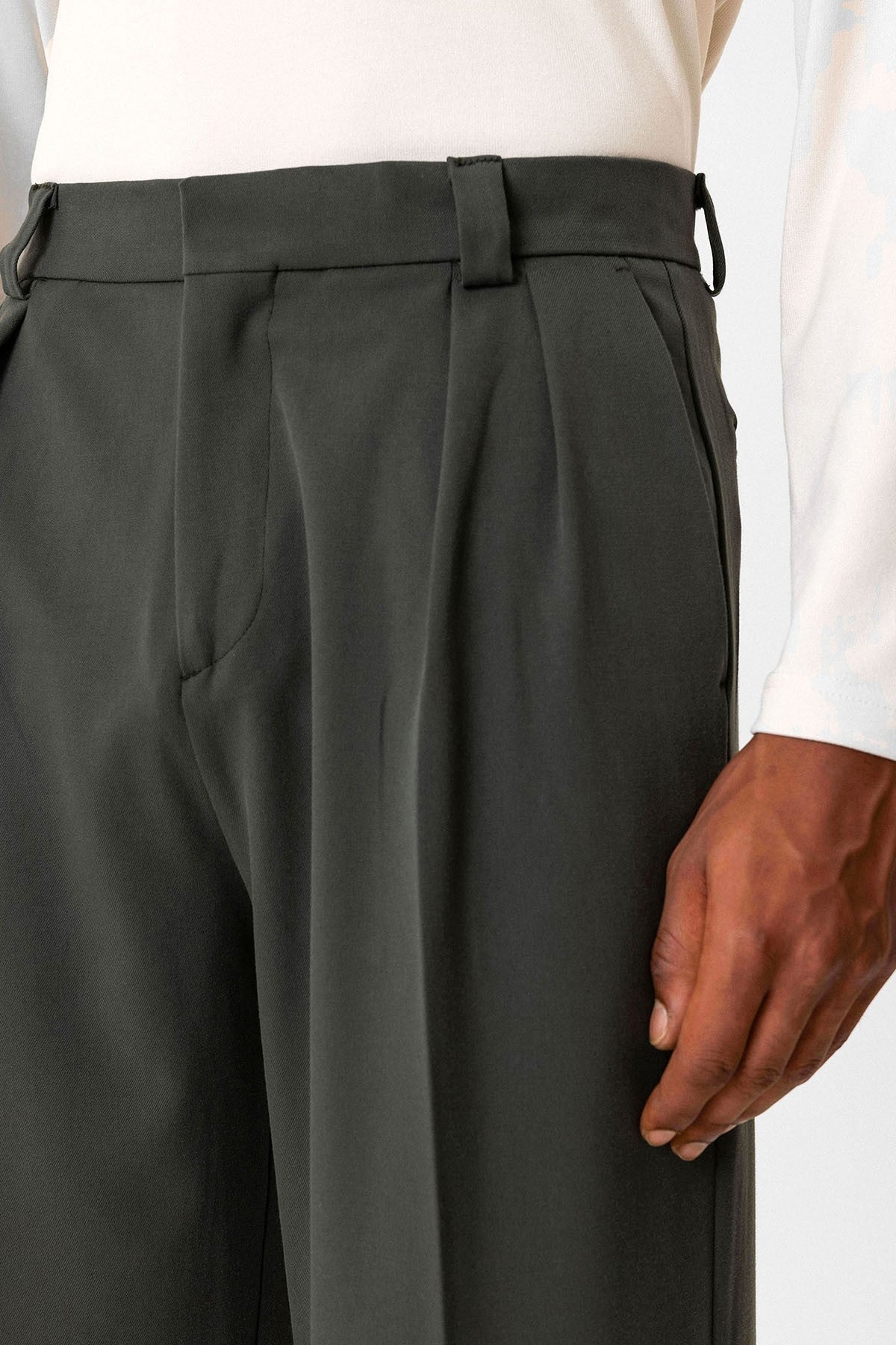 Antioch Yüksek Bel Pileli Relaxed Fit Baggy Erkek Pantolon