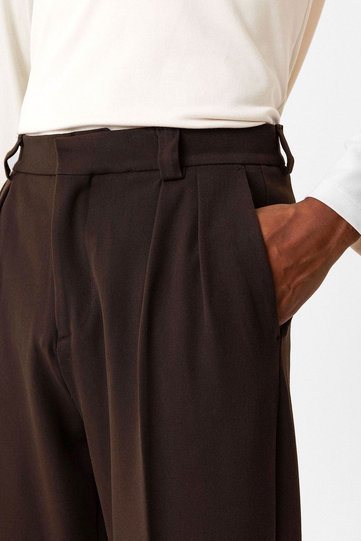 Antioch Yüksek Bel Pileli Relaxed Fit Baggy Erkek Pantolon