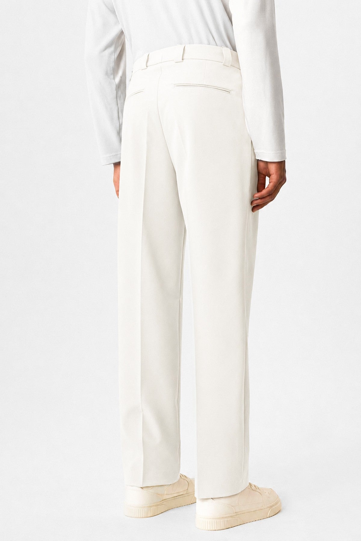 Yüksek Bel Pileli Relaxed Fit Baggy Erkek Pantolon