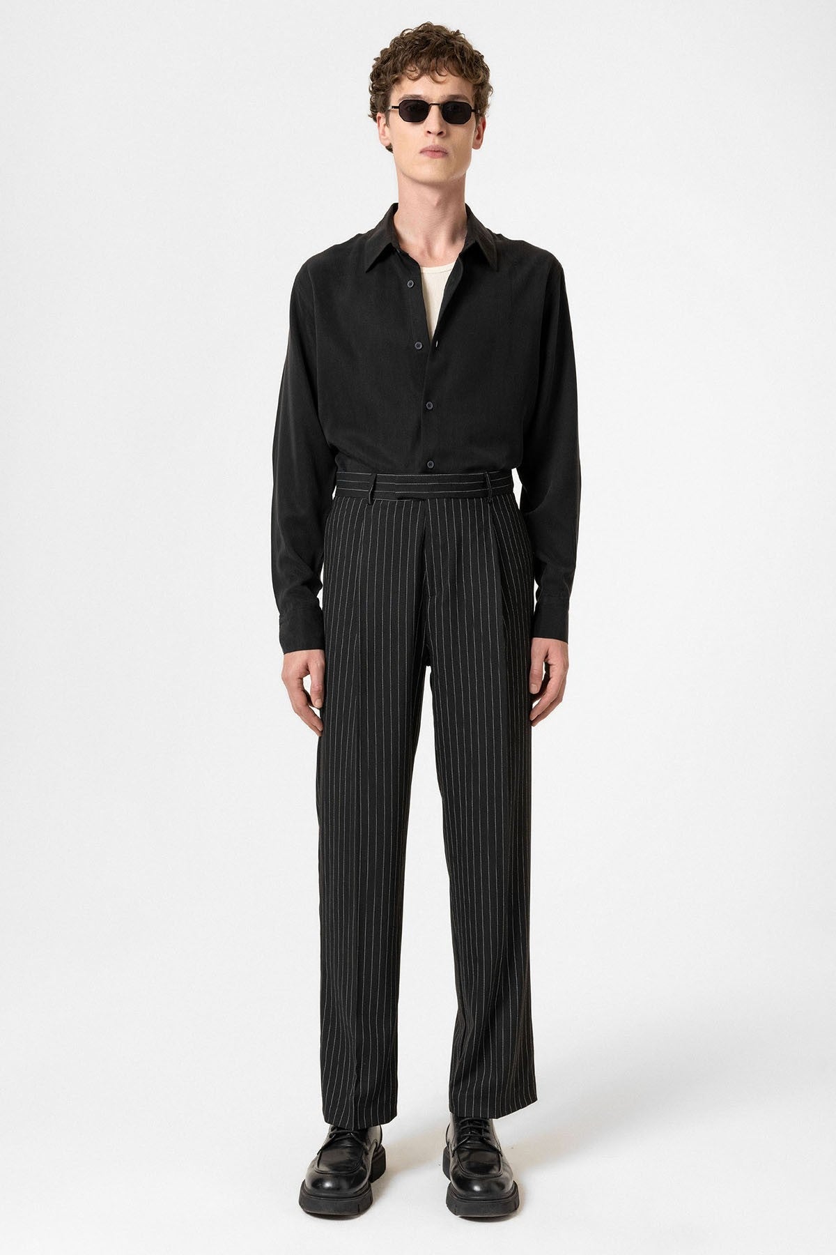 Antioch Çizgili Relaxed Fit Erkek Pantolon