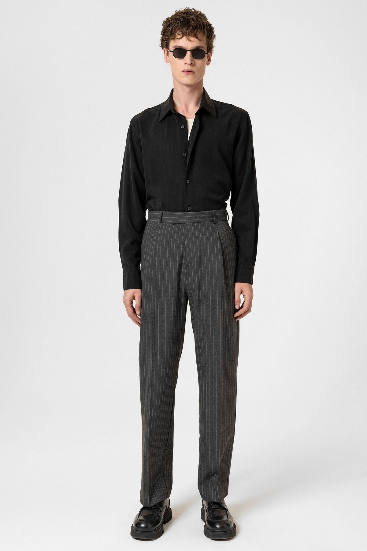 Antioch Çizgili Relaxed Fit Erkek Pantolon