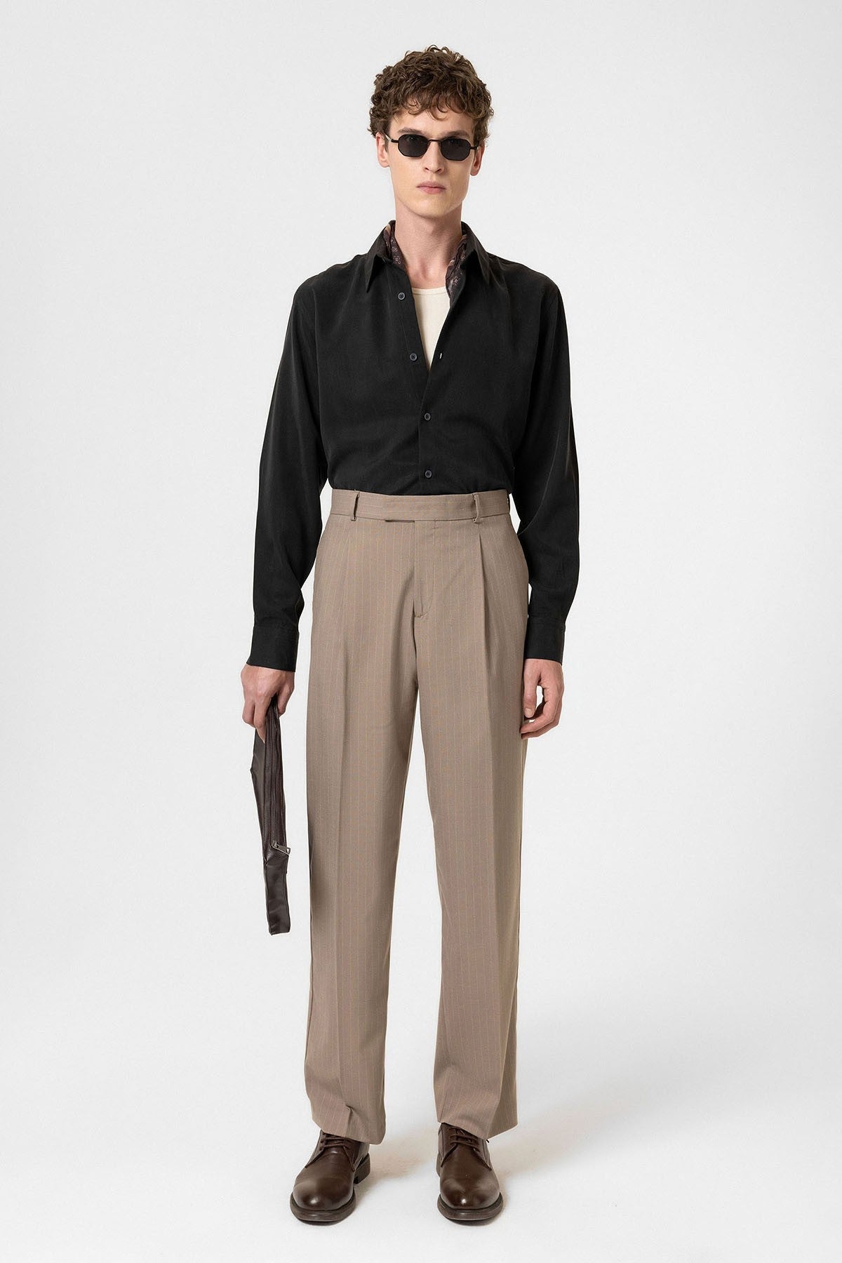 Antioch Çizgili Relaxed Fit Erkek Pantolon