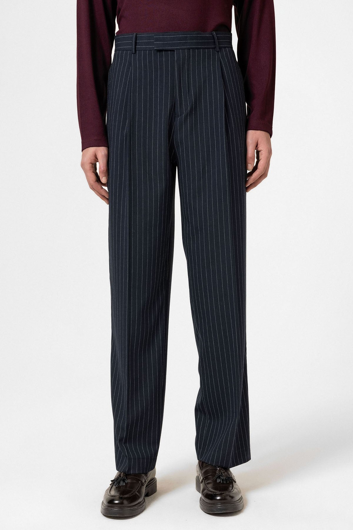 Antioch Çizgili Relaxed Fit Erkek Pantolon