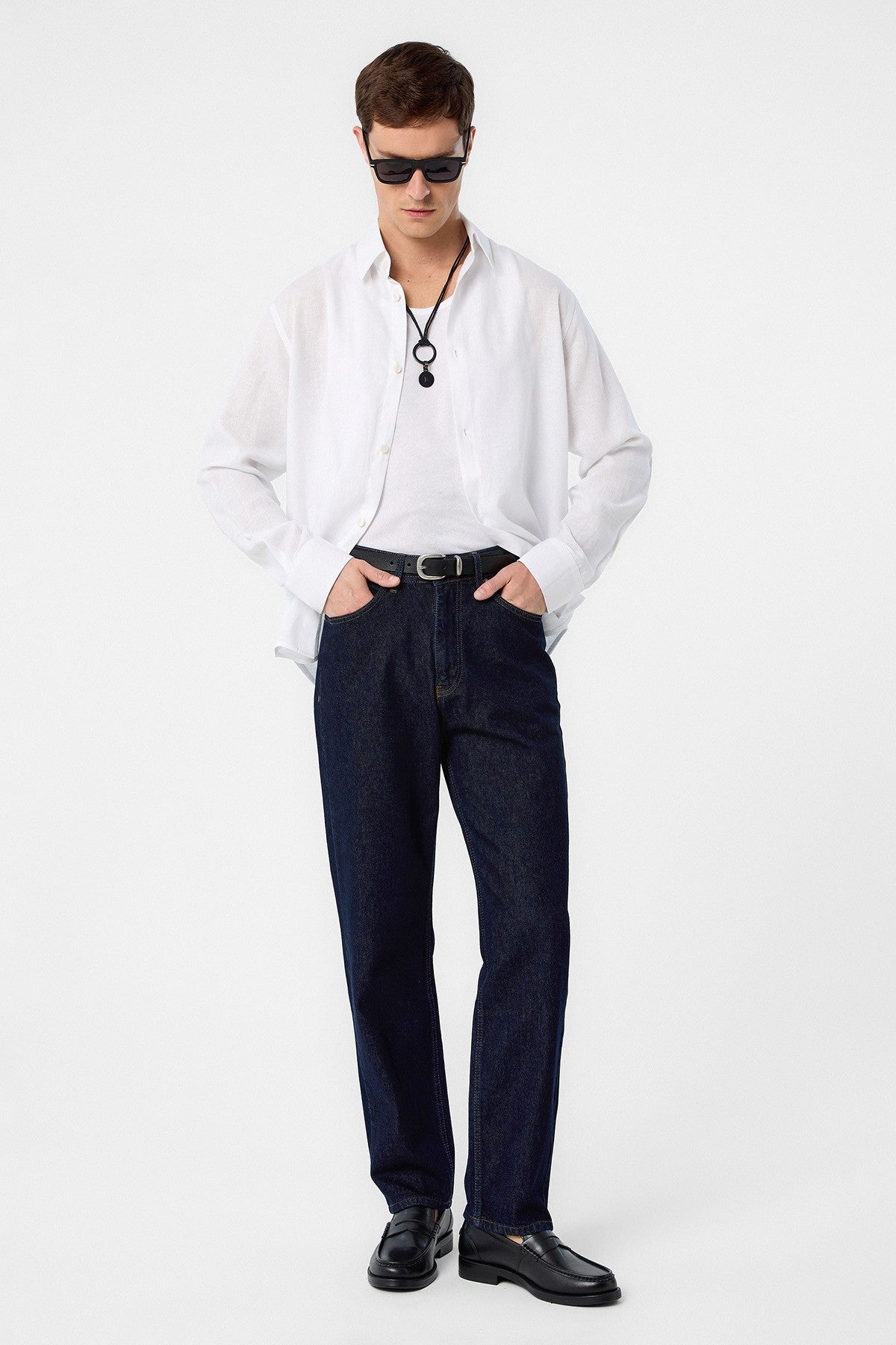 Antioch Yüksek Bel Regular Fit Erkek Kot Pantolon